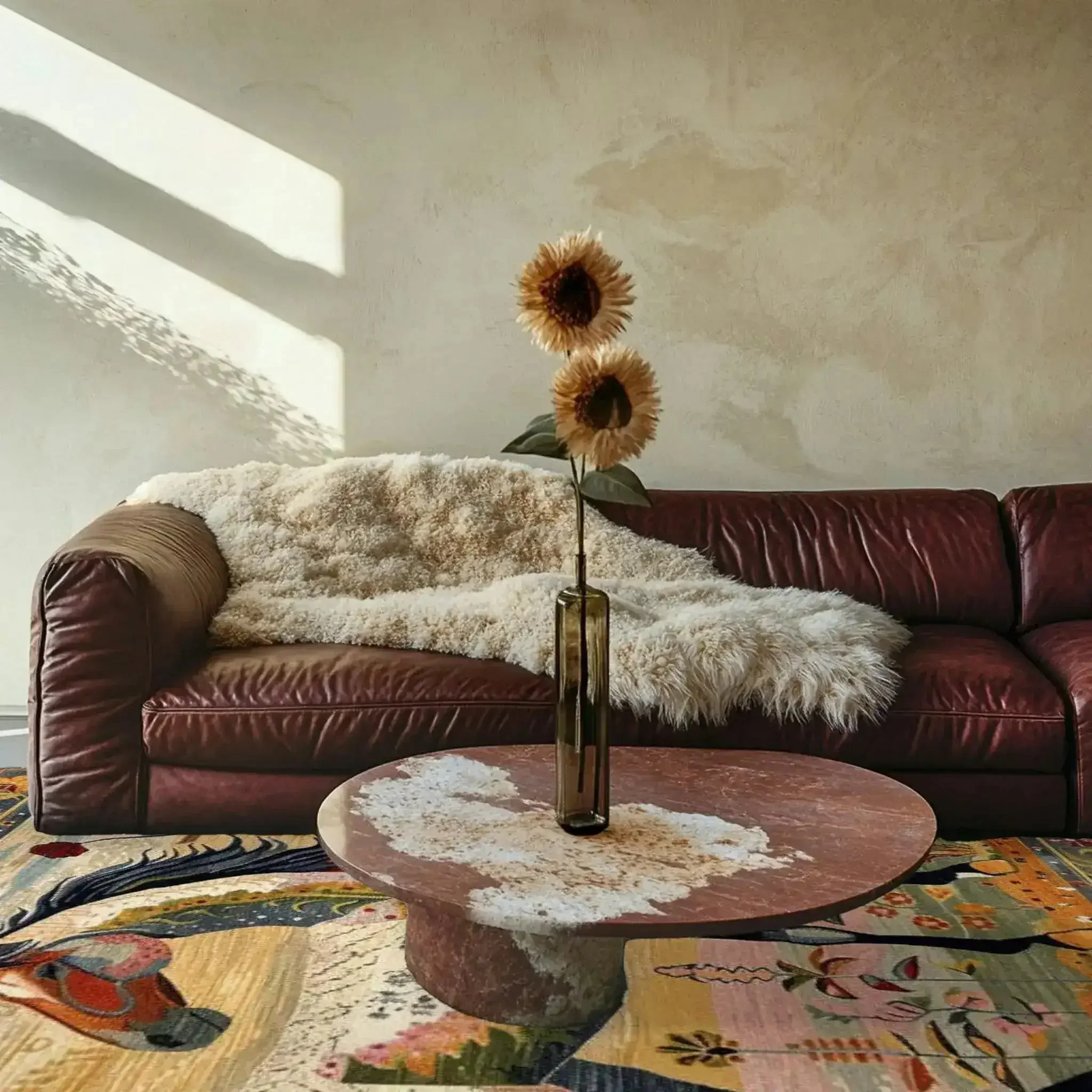 Bright Meadow Steed Hand Knotted Area Rug - Image 3