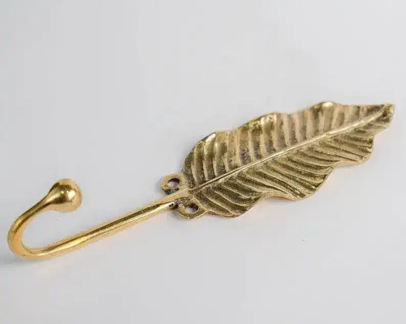 Bronze Leaf Wall Hook - Pack of 2 - Image 4