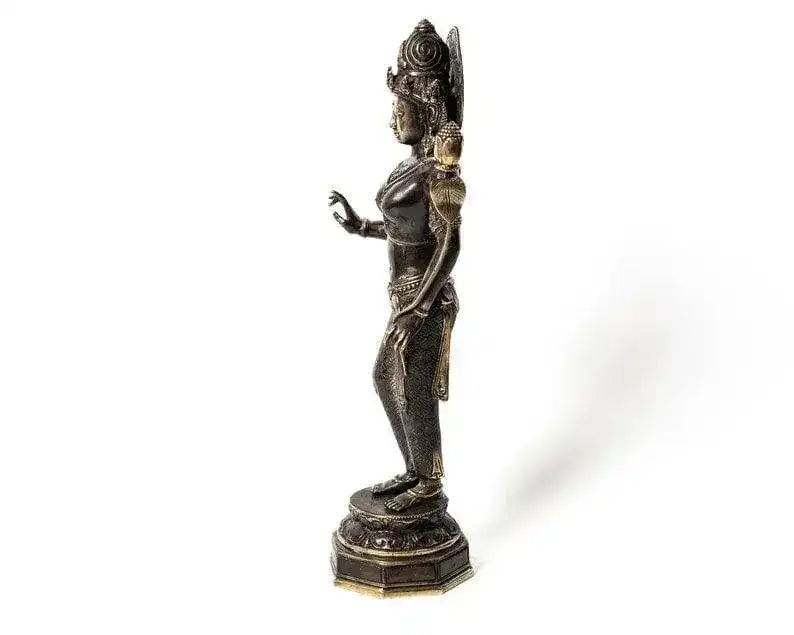 Bronze Majapahit Devi Tara Statue - Image 9