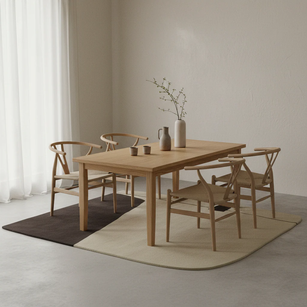 Brutalist Sand Field Hand Tufted Rug - Image 3