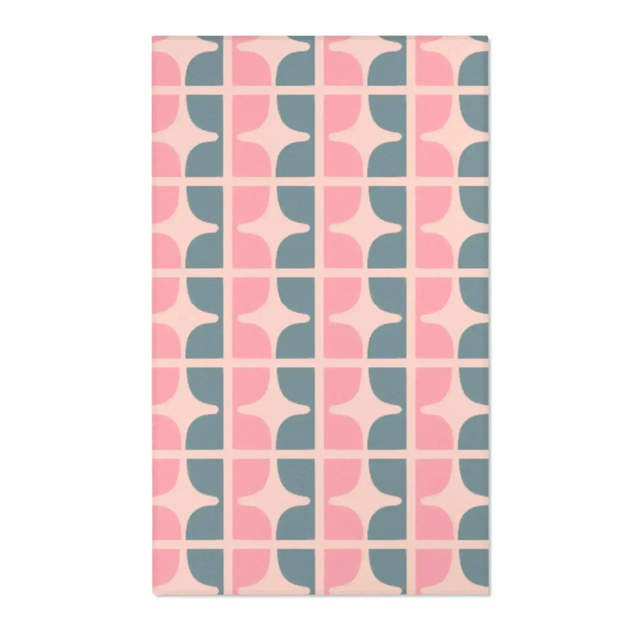 Bubblegum Grid Glow Accent Rug