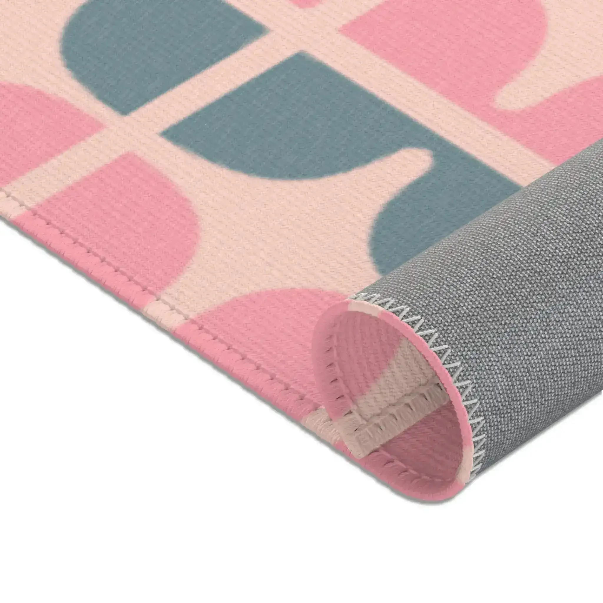 Bubblegum Grid Glow Accent Rug - Image 4