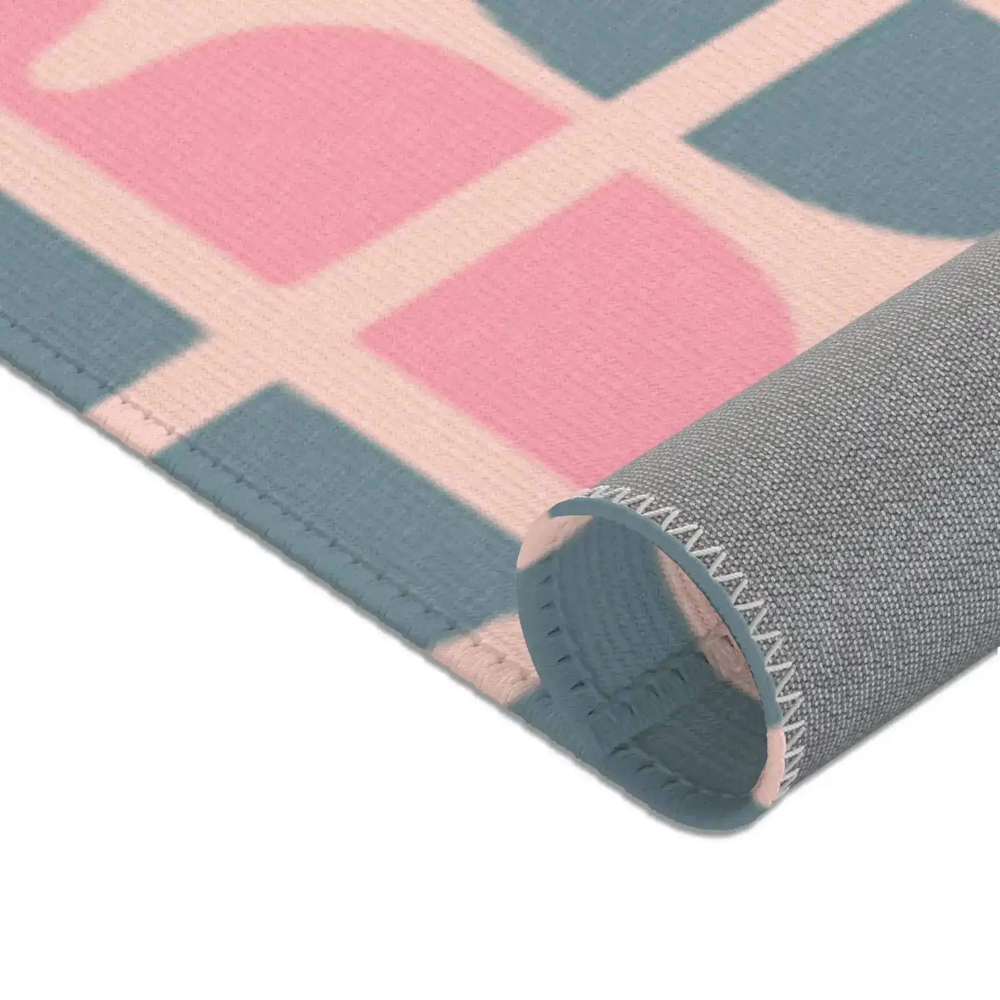 Bubblegum Grid Glow Accent Rug - Image 9
