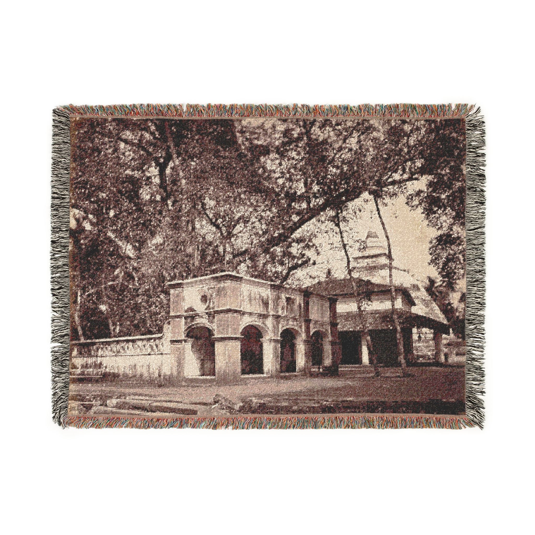 Buddhist Temple, Kalani Woven Throw Blanket - Image 6