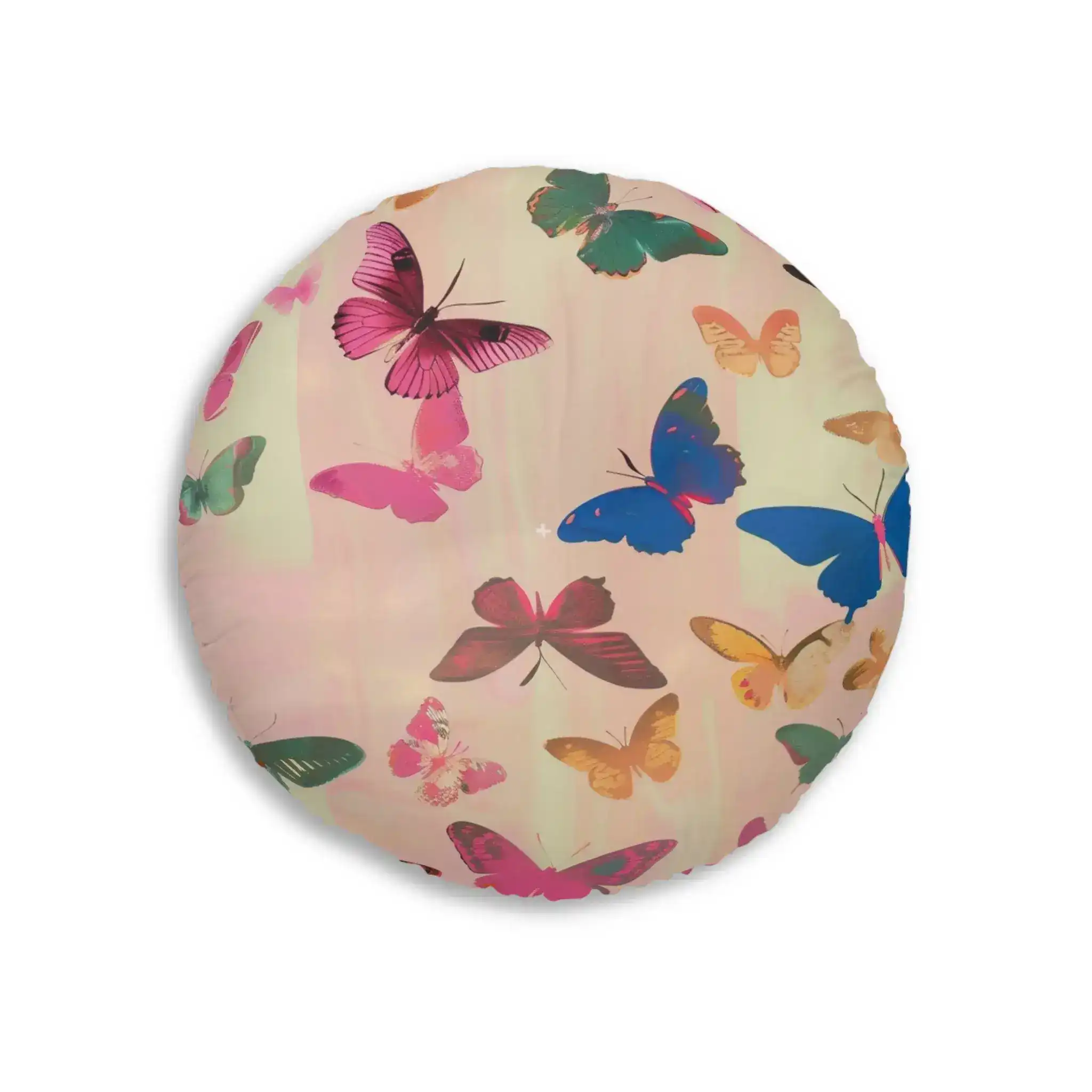 Butterfly Kisses Dreamy Pink Flight Floor Pillow - Image 3