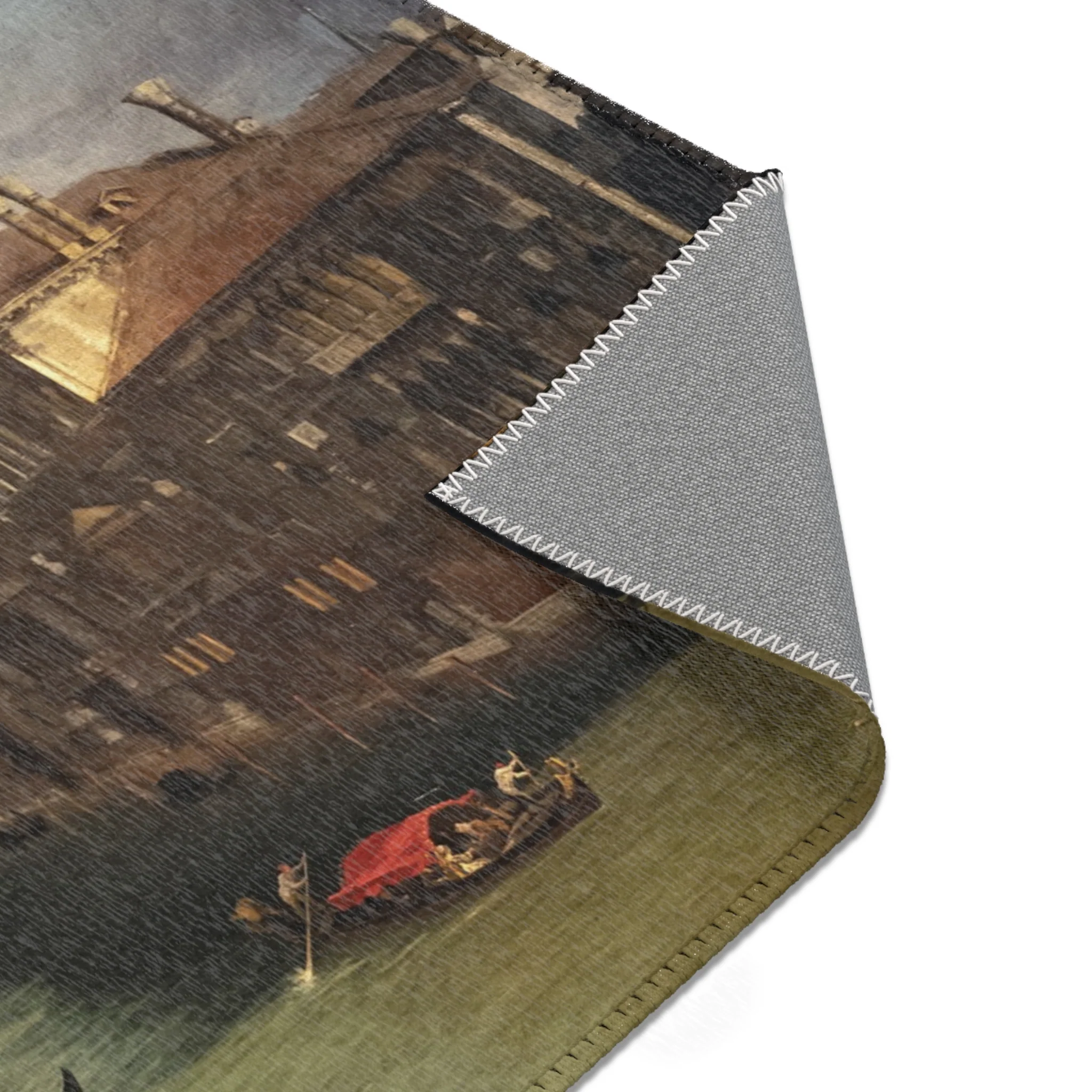 Ca' Rezzonico - Canal Grande da Palazzo Balbi a Rialto C.1722 - Canaletto | Area Rug - Image 15