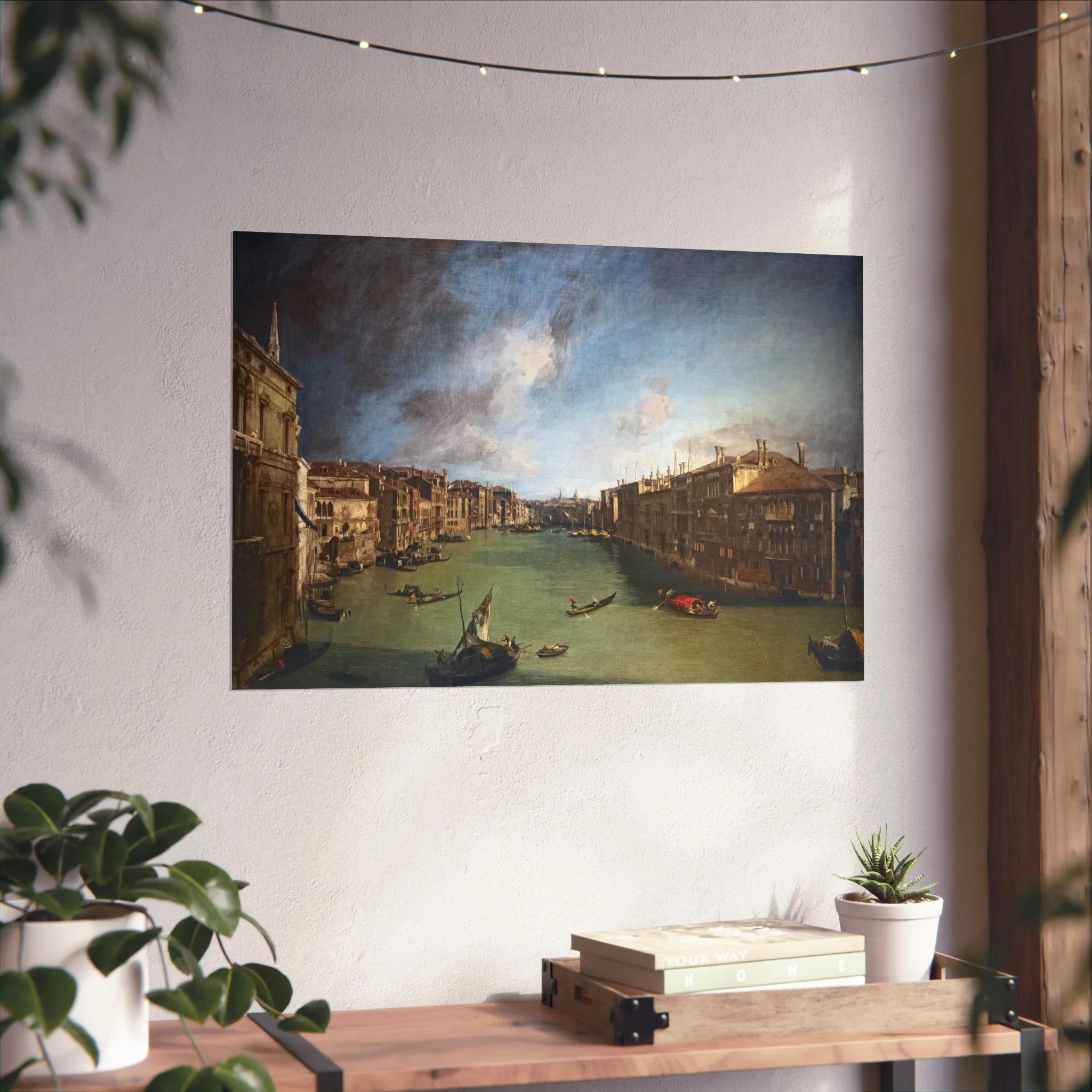 Ca' Rezzonico - Canal Grande da Palazzo Balbi a Rialto C.1722 - Canaletto | Fine Art Poster - Image 12