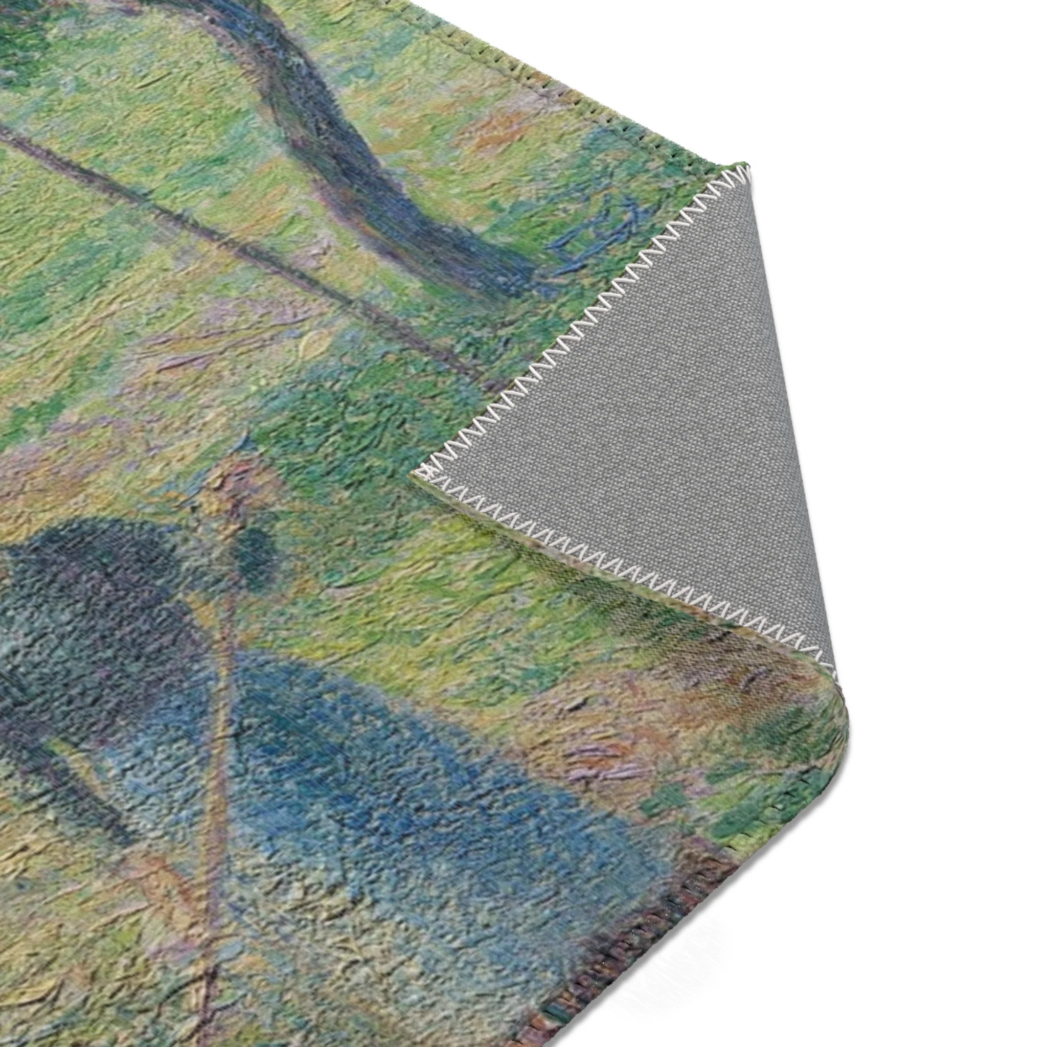 Camille Pissarro - Haymaking at Éragny | Area Rug - Image 17