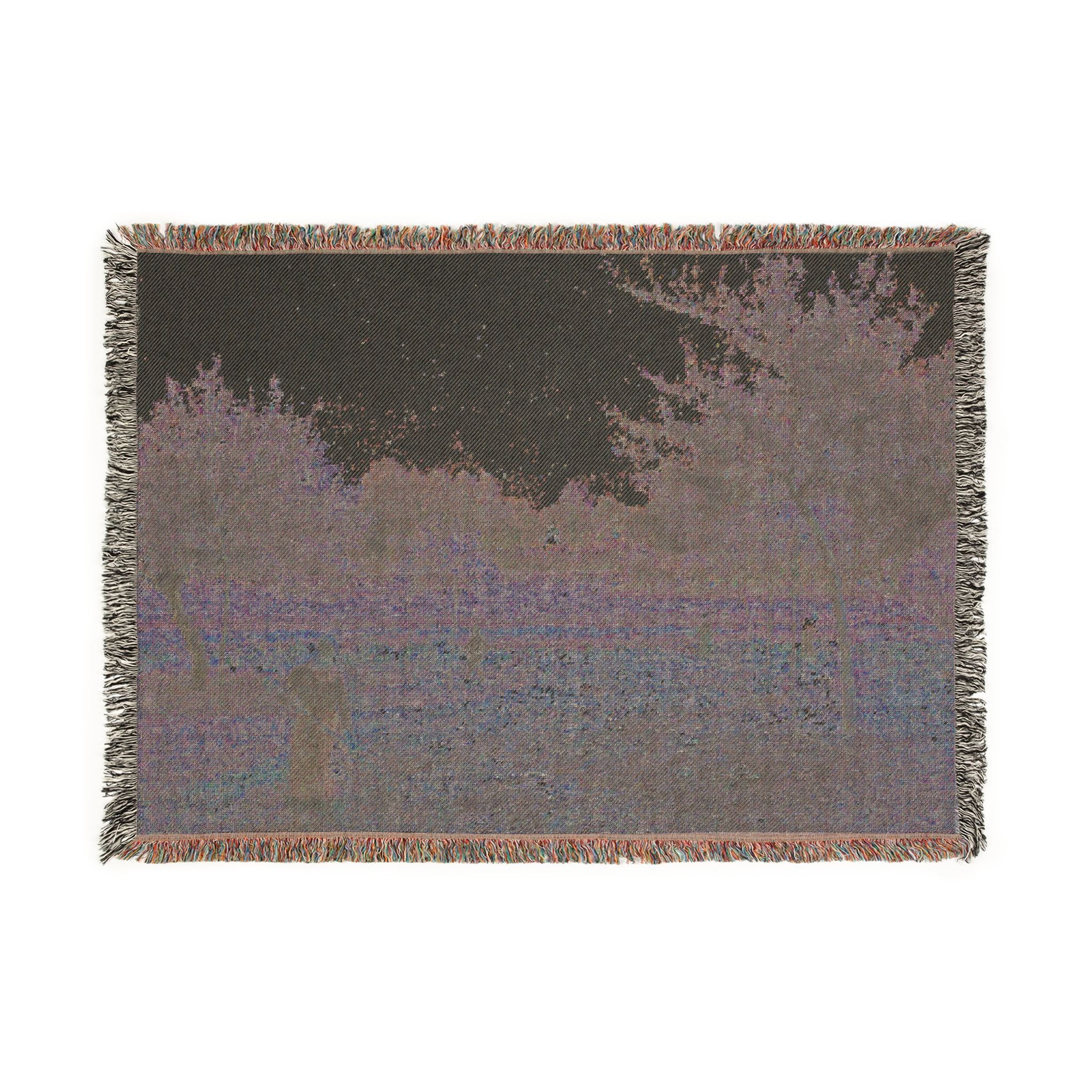 Camille Pissarro - Haymaking at Éragny | Woven Tapestry Blanket - Image 4