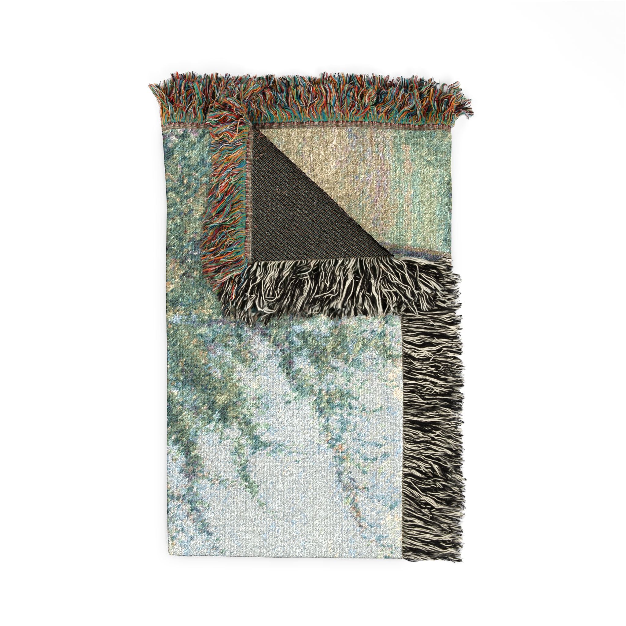 Camille Pissarro - Haymaking at Éragny | Woven Tapestry Blanket - Image 5
