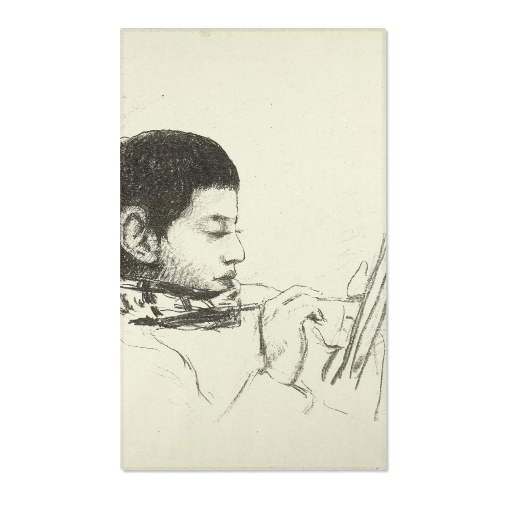 Camille Pissarro - Portrait Lucien Pissarro | Area Rug - Image 2