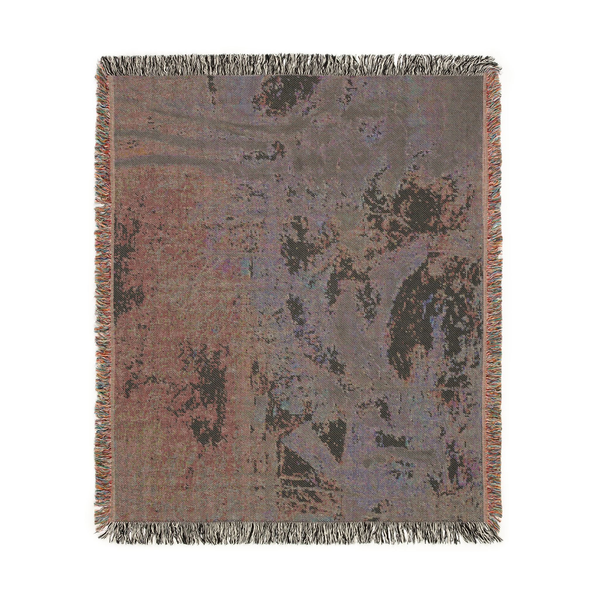 Camille Pissarro - Rabbit Warren at Pontoise, Snow | Woven Tapestry Blanket - Image 9