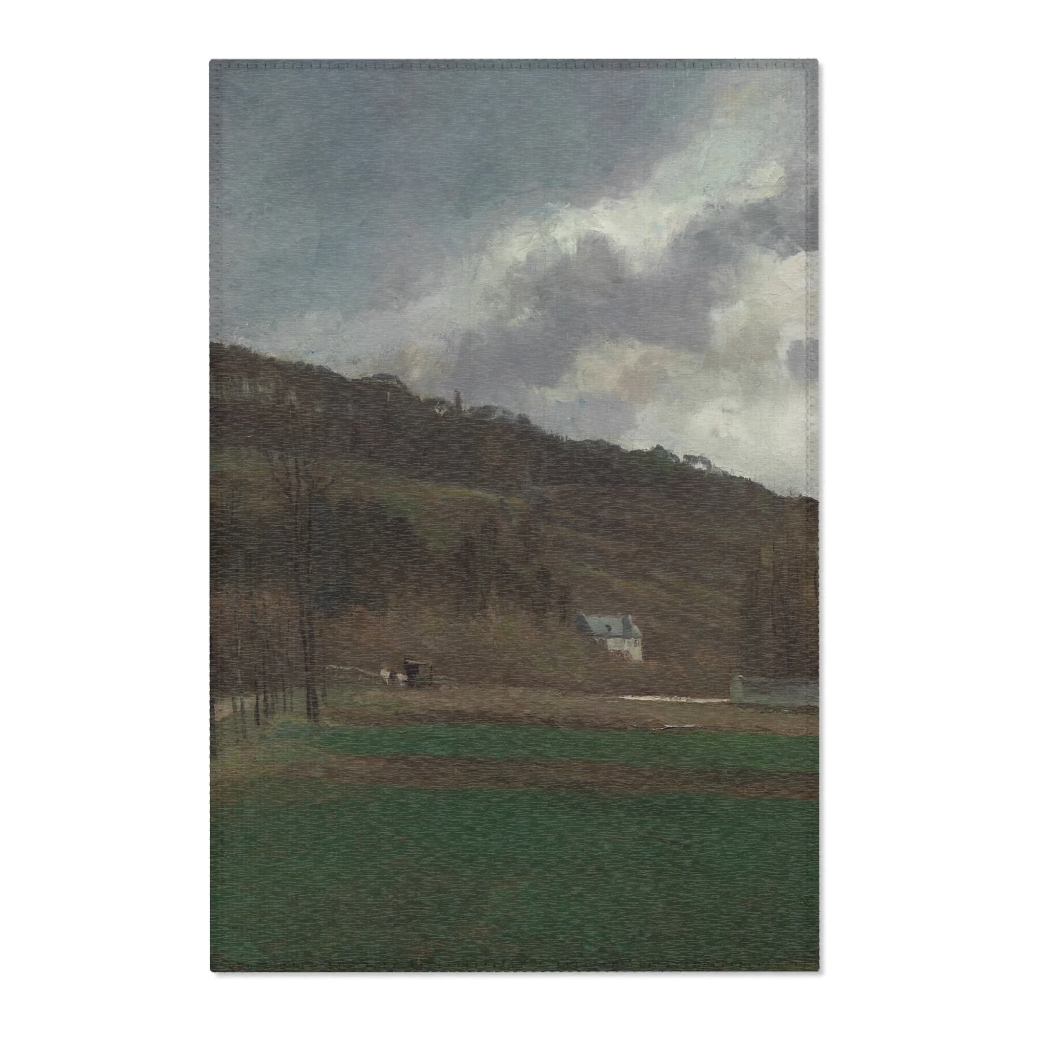 Camille Pissarro - The Banks of the Marne in Winter | Area Rug