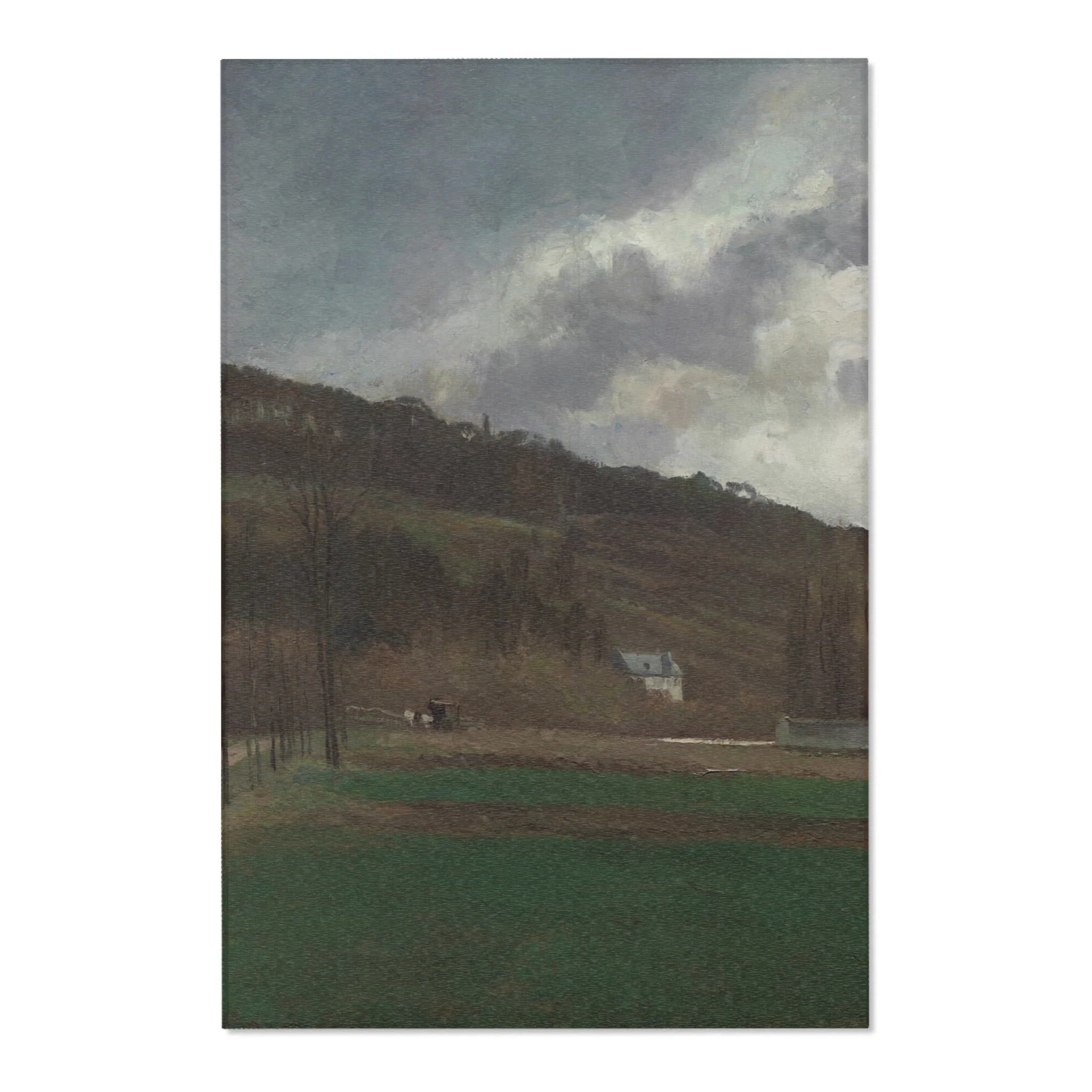 Camille Pissarro - The Banks of the Marne in Winter | Area Rug - Image 3