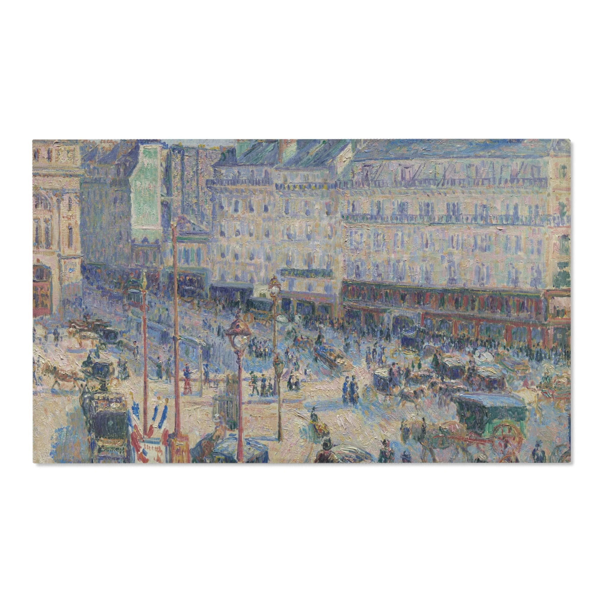 Camille Pissarro - The Place du Havre, Paris | Area Rug - Image 5