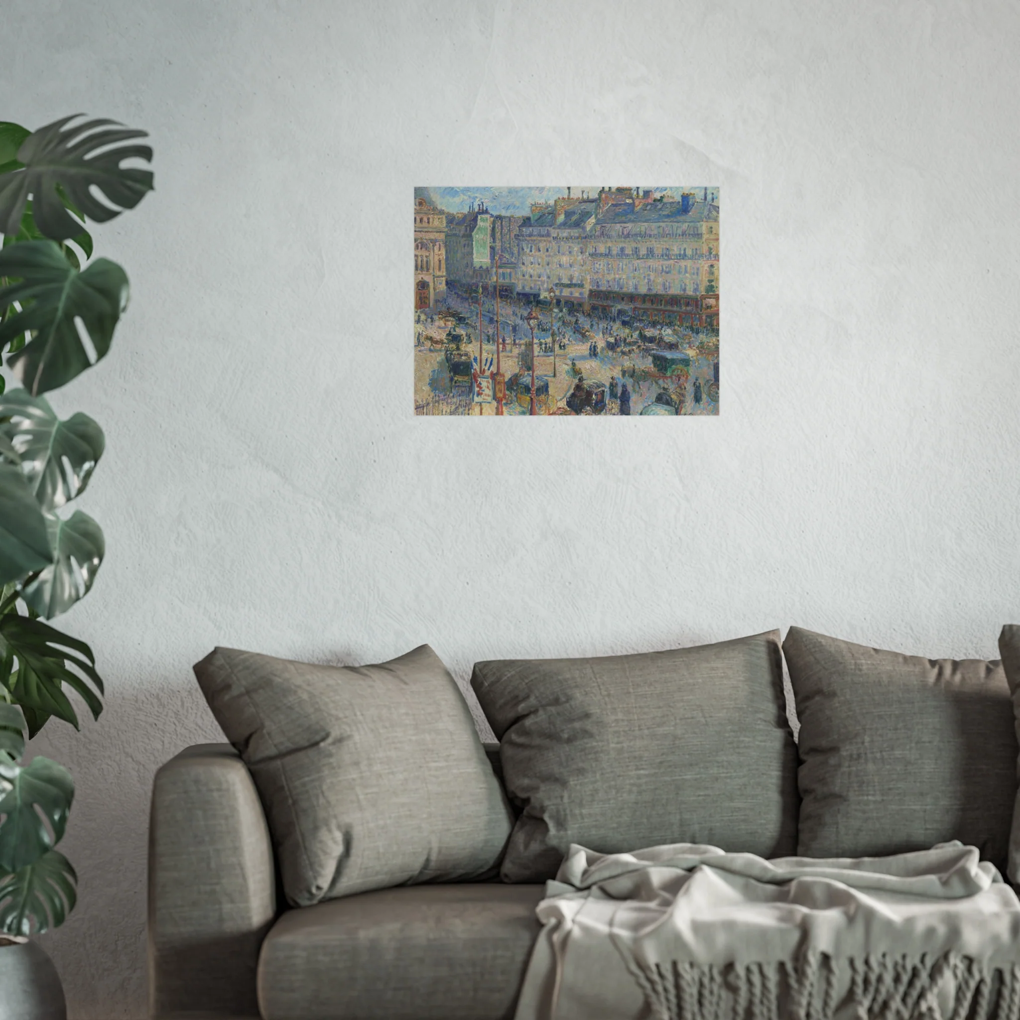 Camille Pissarro - The Place du Havre, Paris | Fine Art Poster - Image 9