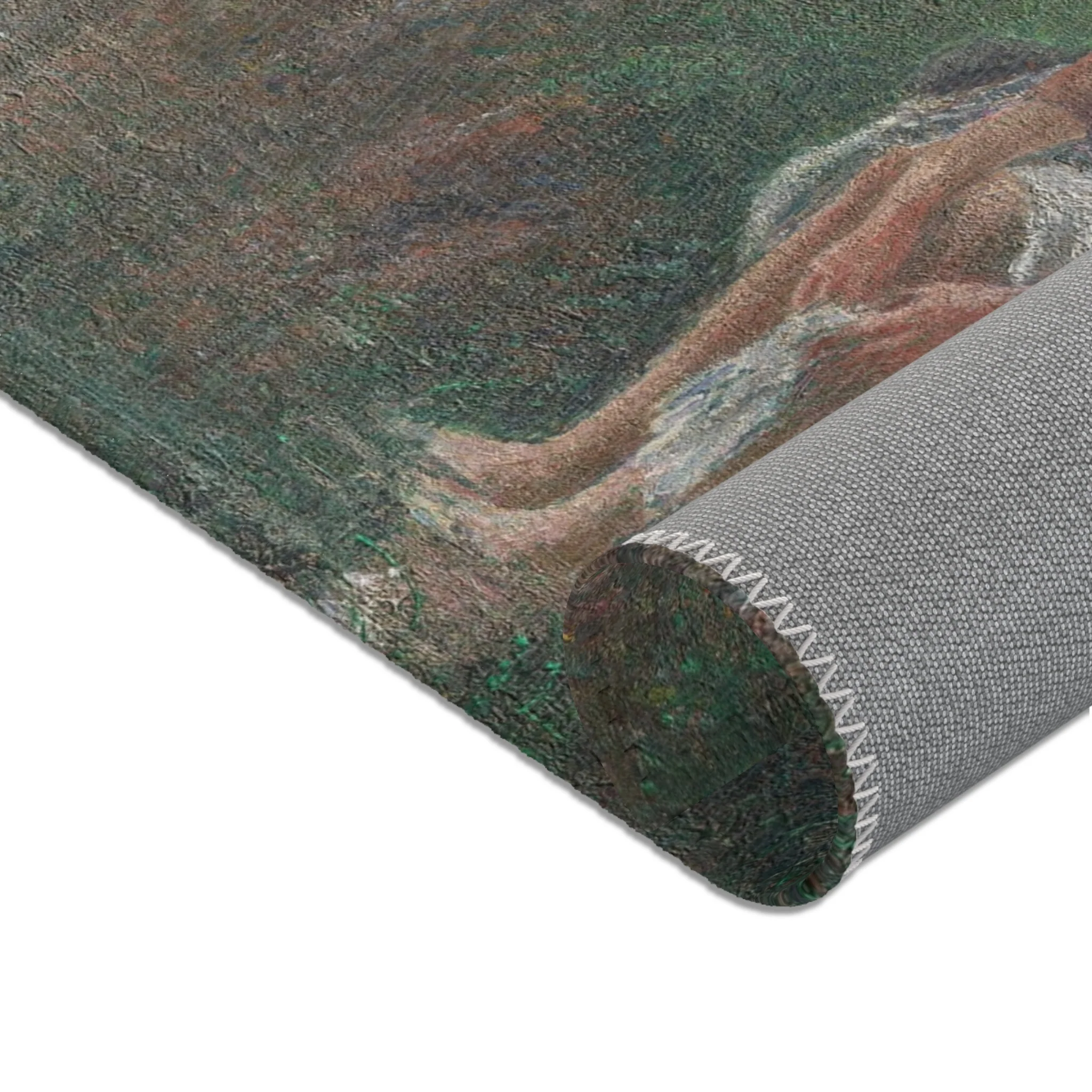 Camille Pissarro - Woman Bathing Her Feet in a Brook | Area Rug - Image 14