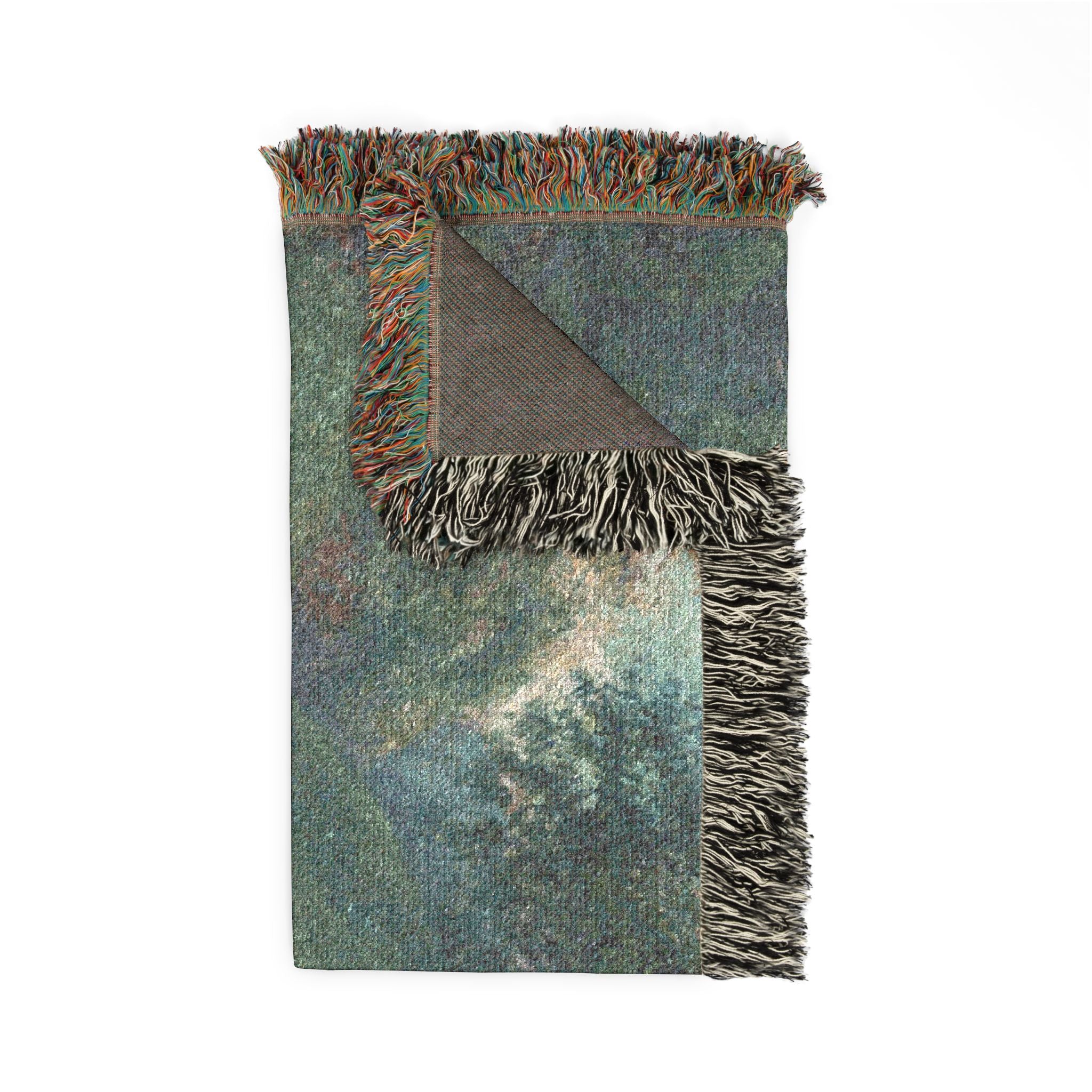 Camille Pissarro - Woman Bathing Her Feet in a Brook | Woven Tapestry Blanket - Image 5