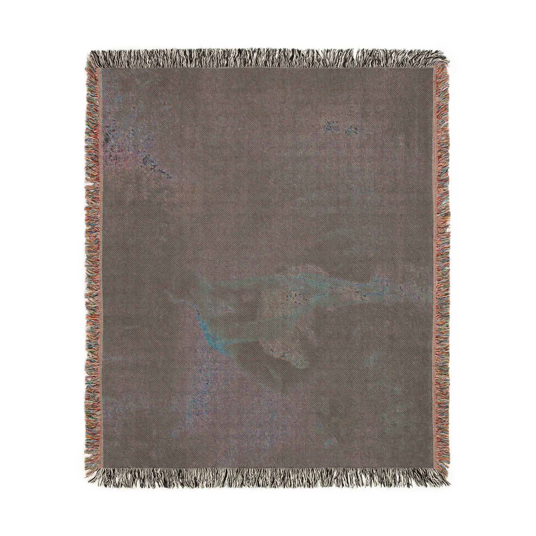 Camille Pissarro - Woman Bathing Her Feet in a Brook | Woven Tapestry Blanket - Image 9