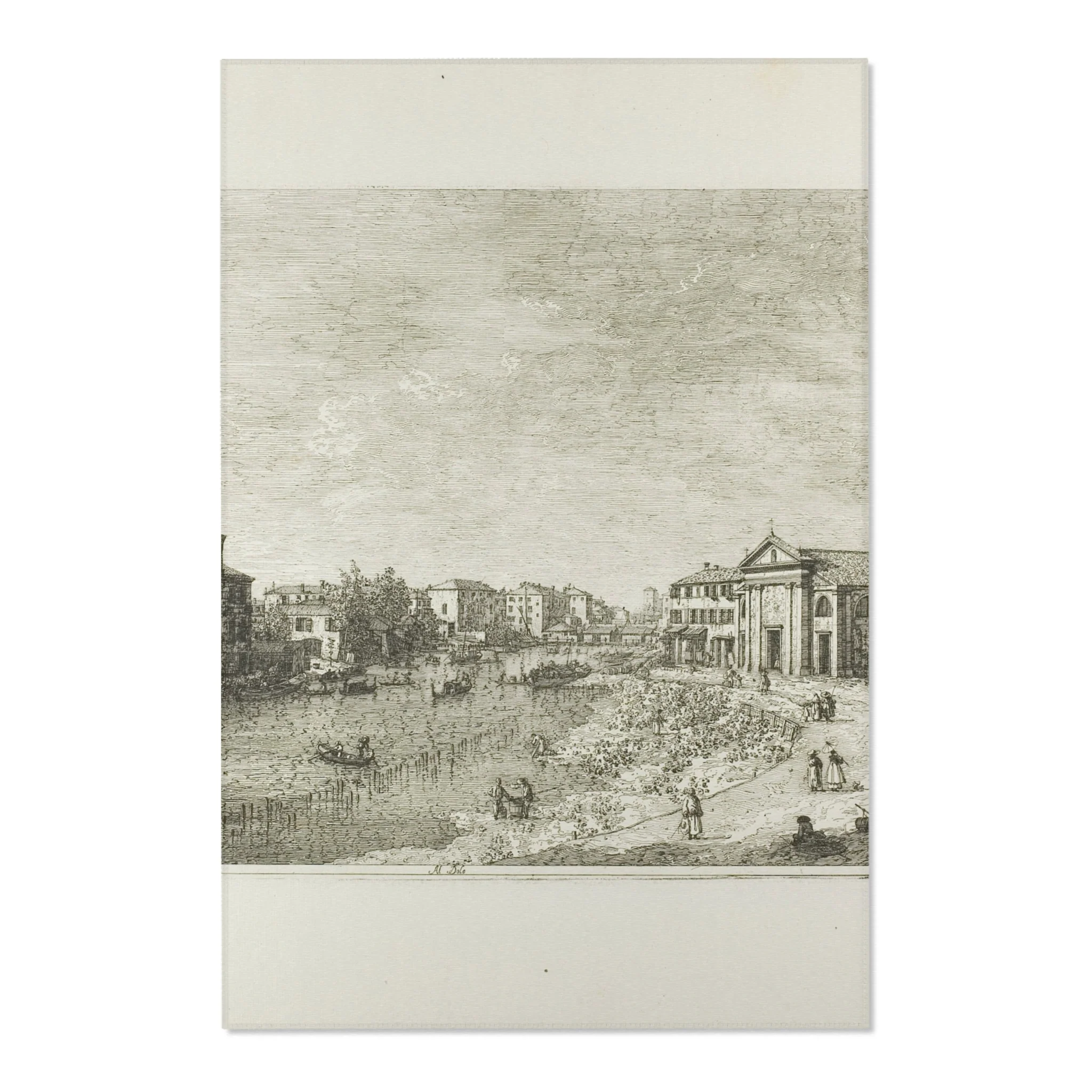 Canaletto - Al Dolo, from Vedute | Area Rug - Image 3
