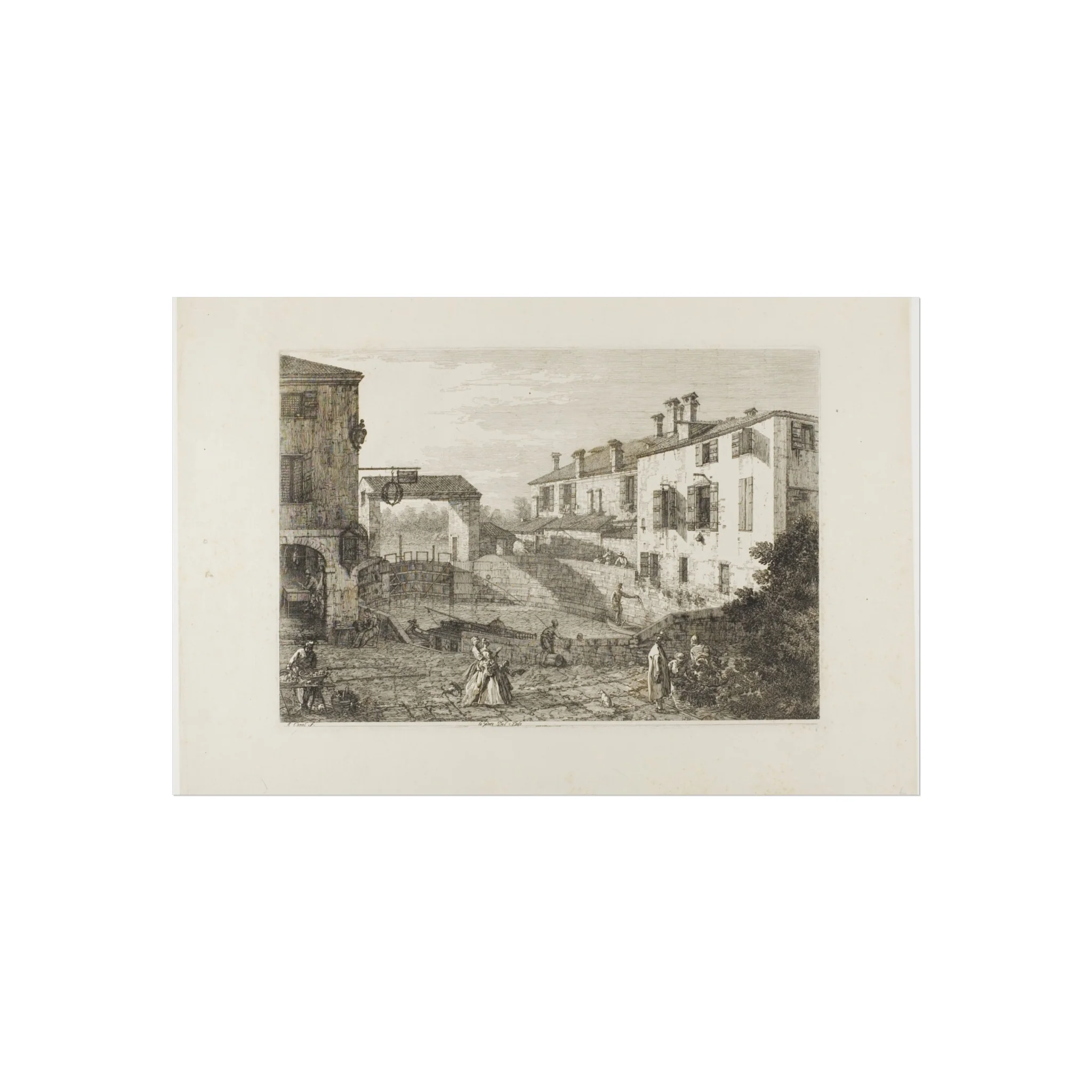 Canaletto - Le Porte Del Dolo, from Vedute | Fine Art Poster - Image 4