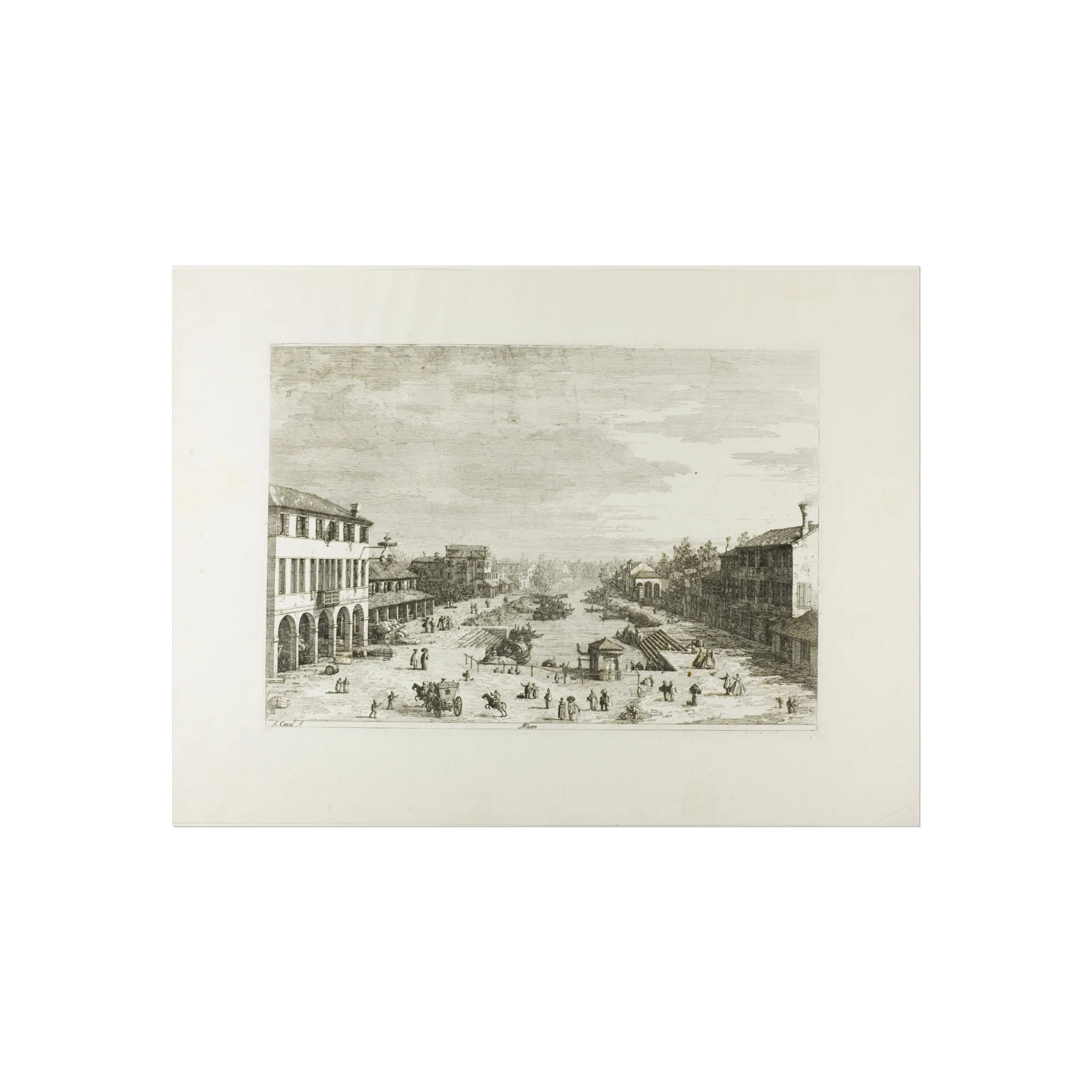 Canaletto - Mestre, from Vedute | Fine Art Poster - Image 3