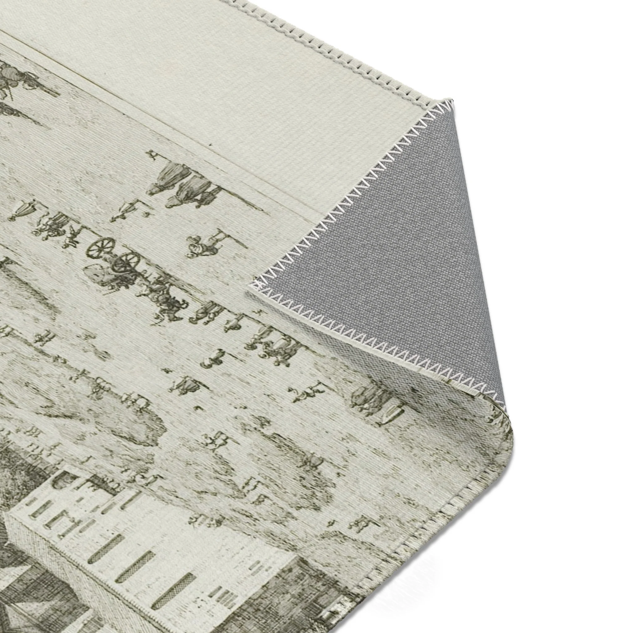 Canaletto - S. Giustina in prà della Vale, from Vedute | Area Rug - Image 7