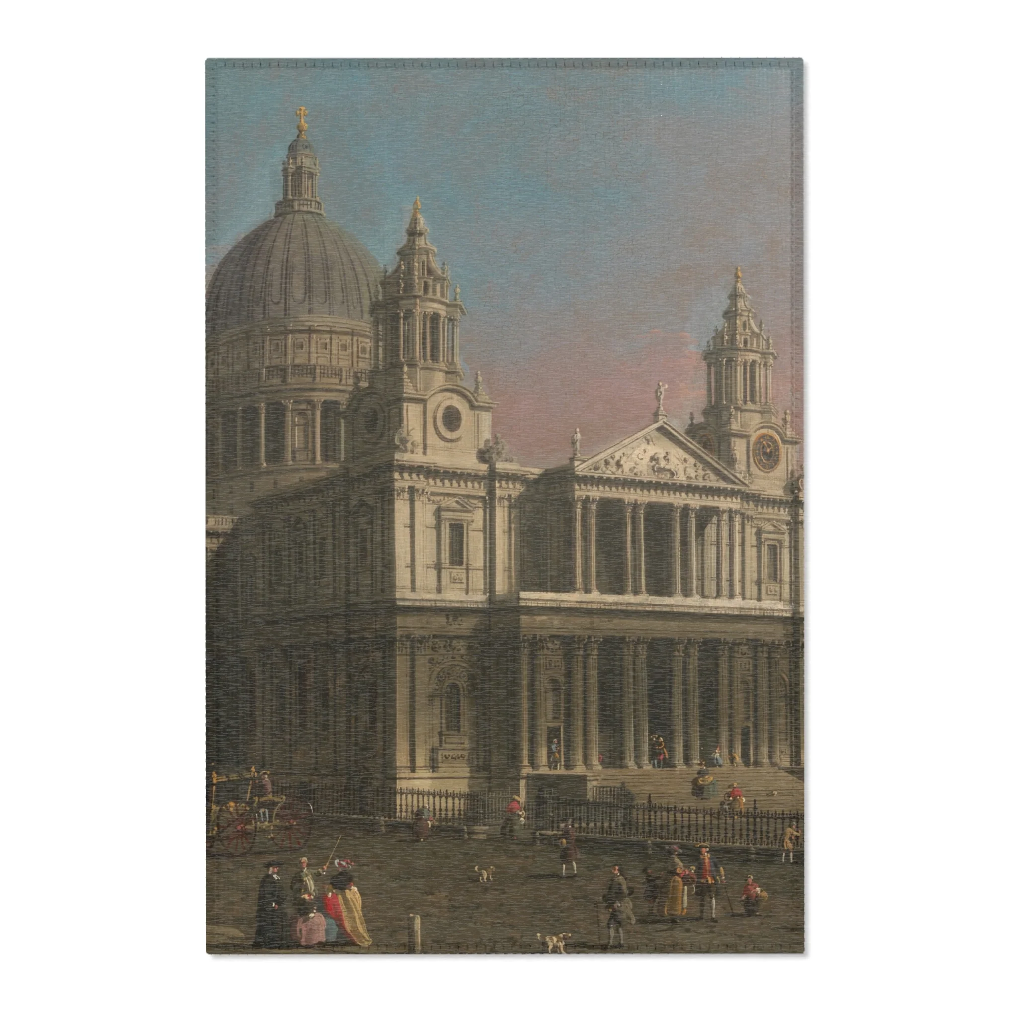 Canaletto - St. Paul's Cathedral - Google Art Project | Area Rug