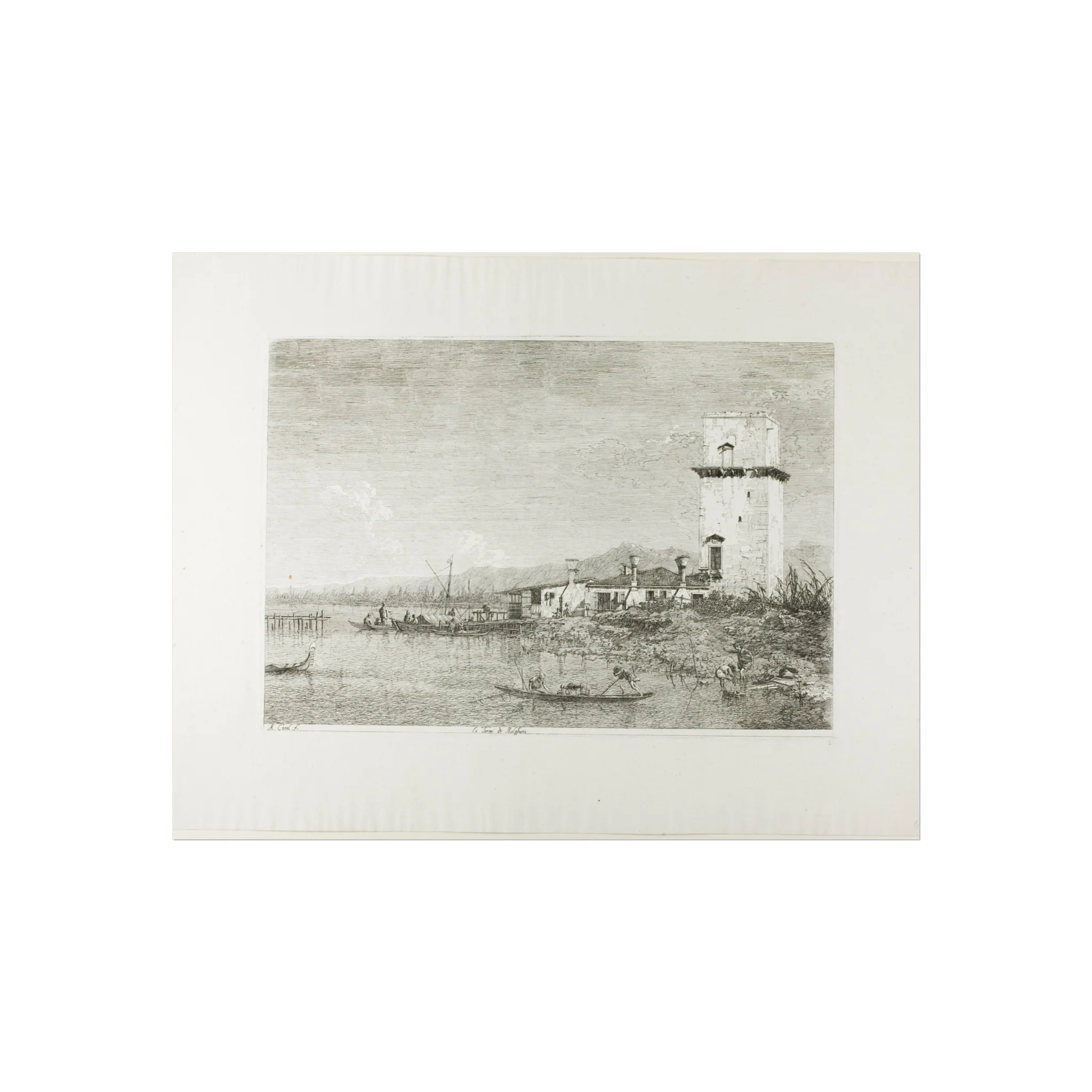 Canaletto - The Tower of Malghera, from Vedute | Fine Art Poster