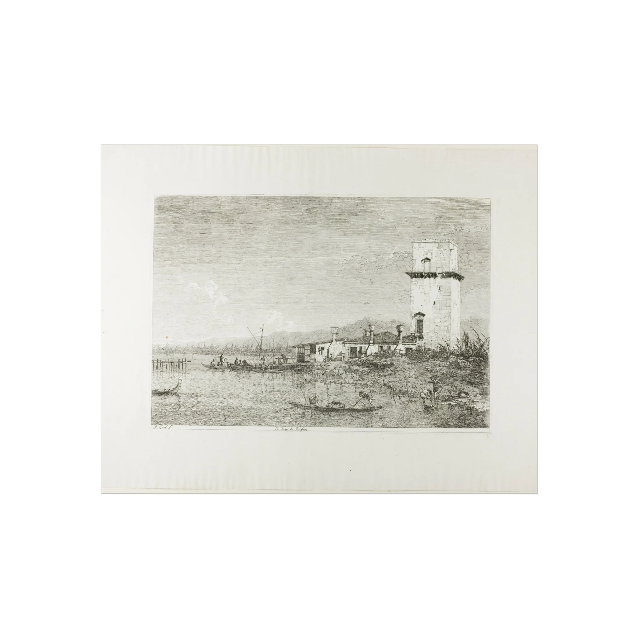 Canaletto - The Tower of Malghera, from Vedute | Fine Art Poster - Image 2