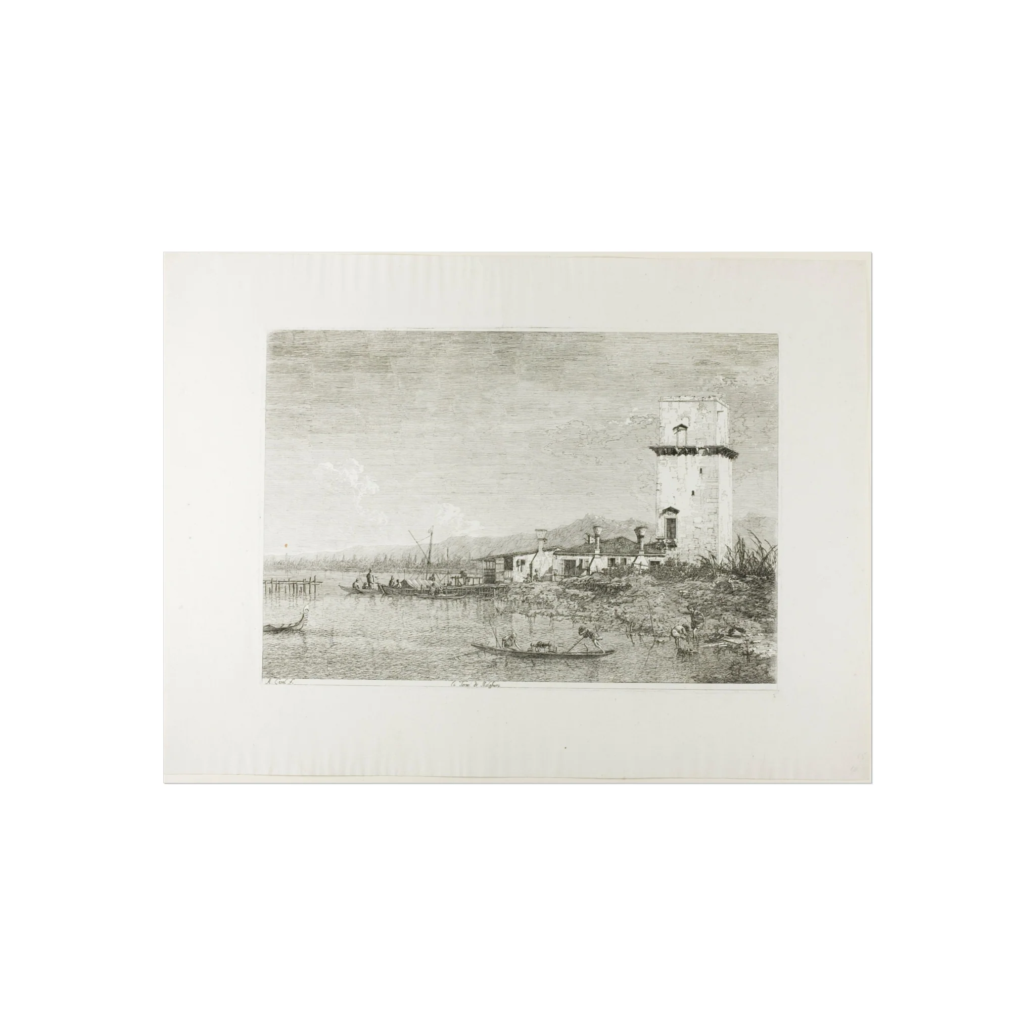 Canaletto - The Tower of Malghera, from Vedute | Fine Art Poster - Image 3