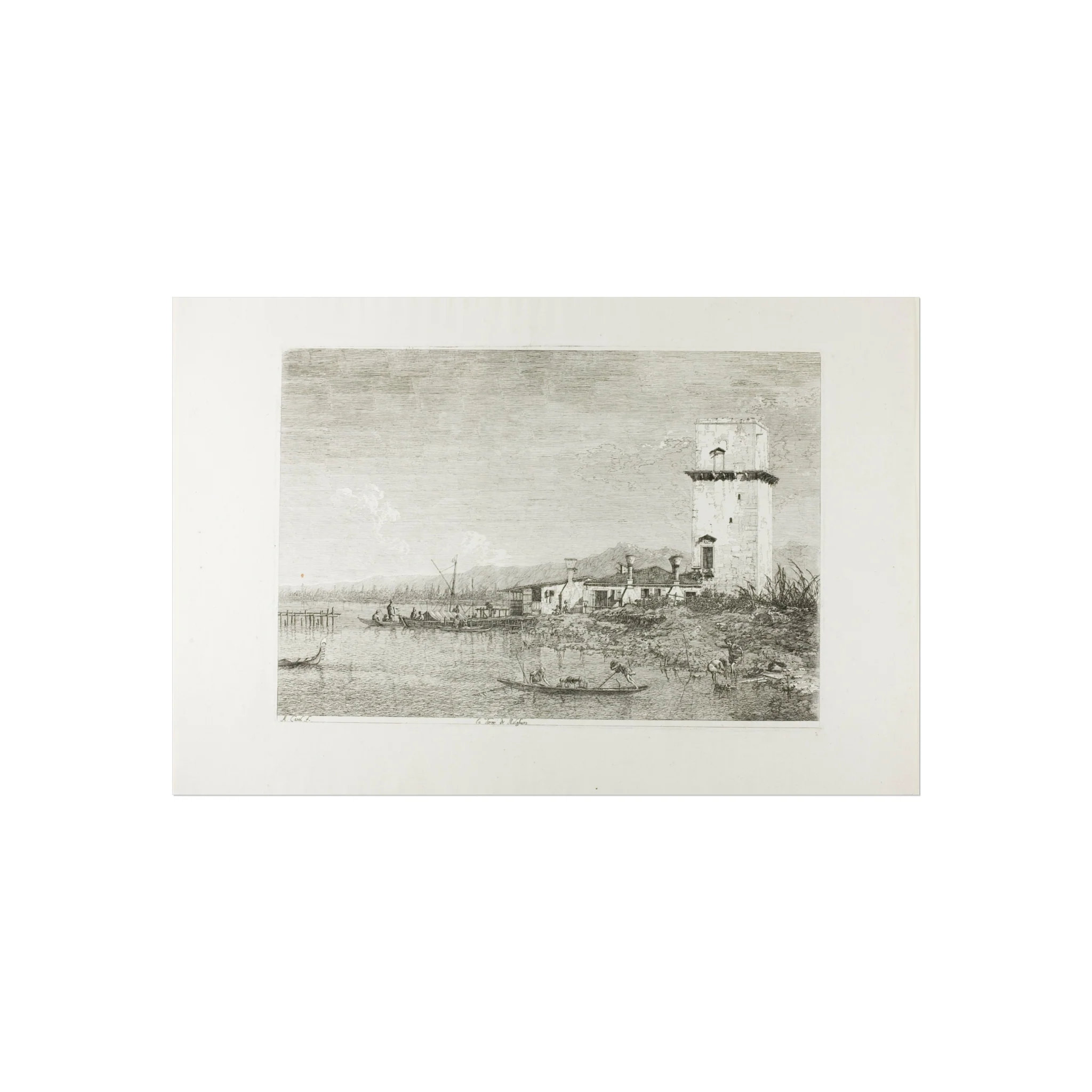 Canaletto - The Tower of Malghera, from Vedute | Fine Art Poster - Image 4