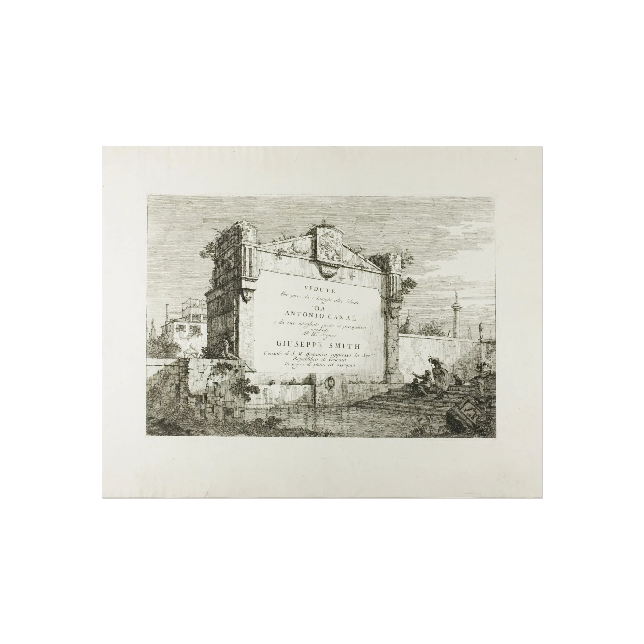 Canaletto - Title Page, from Vedute | Fine Art Poster - Image 2