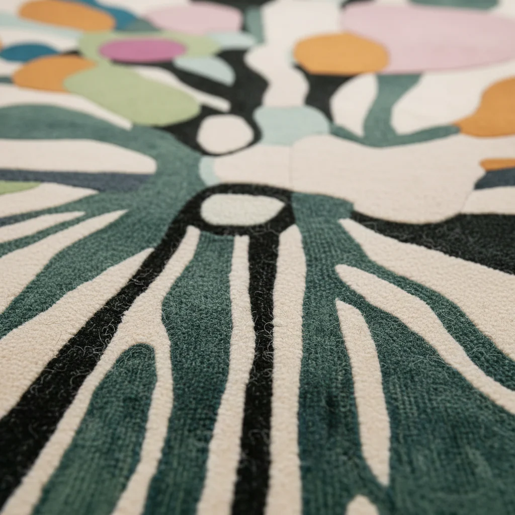 Candy Drip Beat Hand Tufted Rug - Image 2