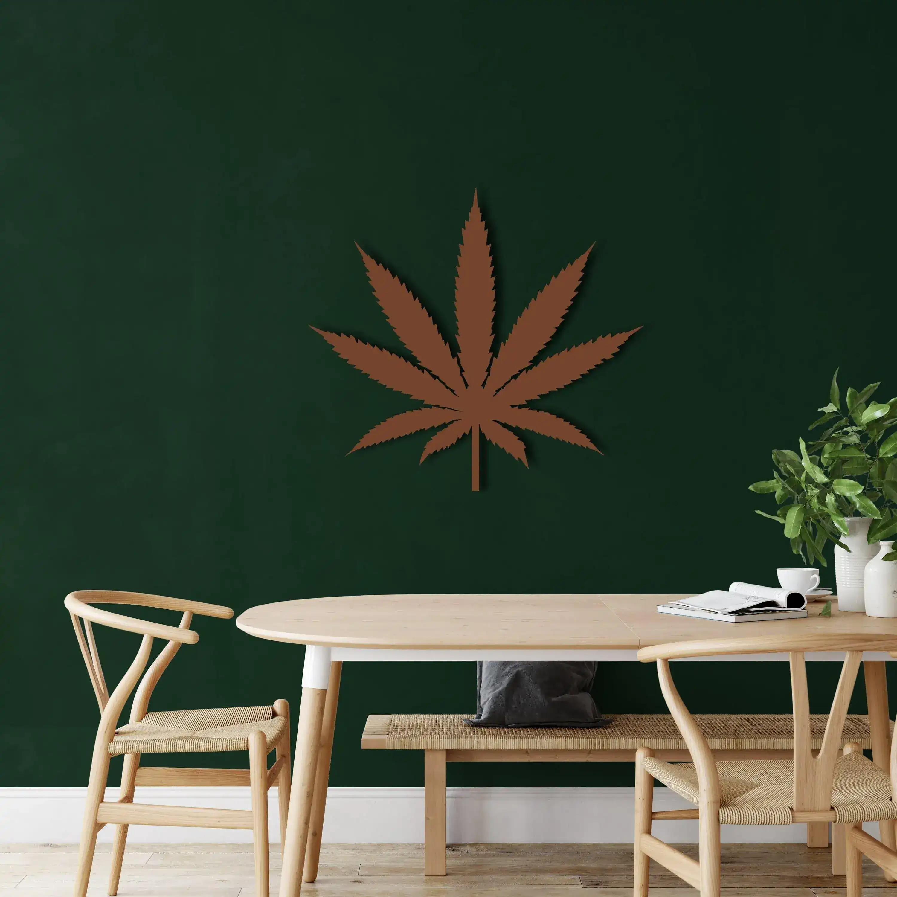 Cannabis Leaf Metal Wall Decor - Image 11