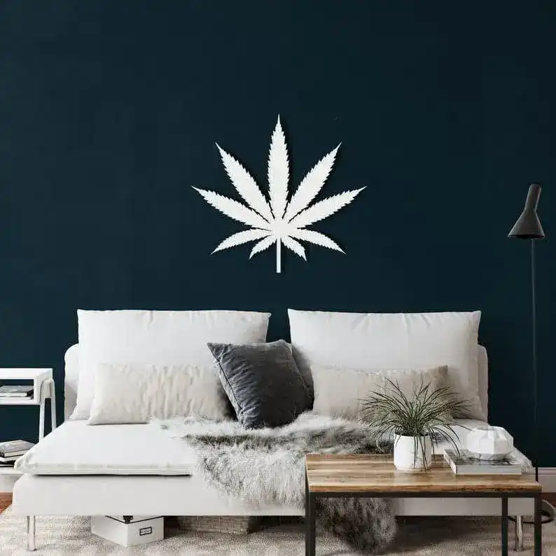 Cannabis Leaf Metal Wall Decor - Image 7