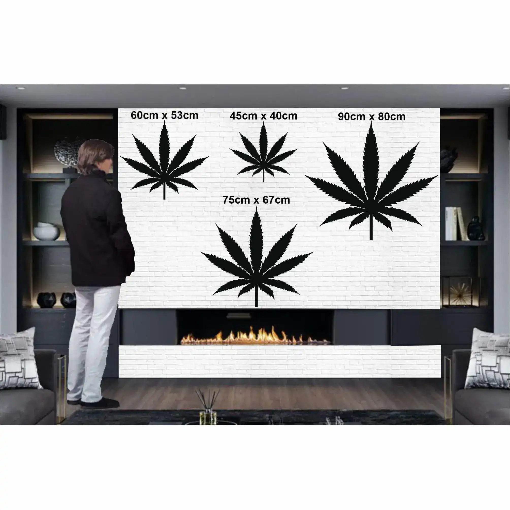 Cannabis Leaf Metal Wall Decor - Image 8