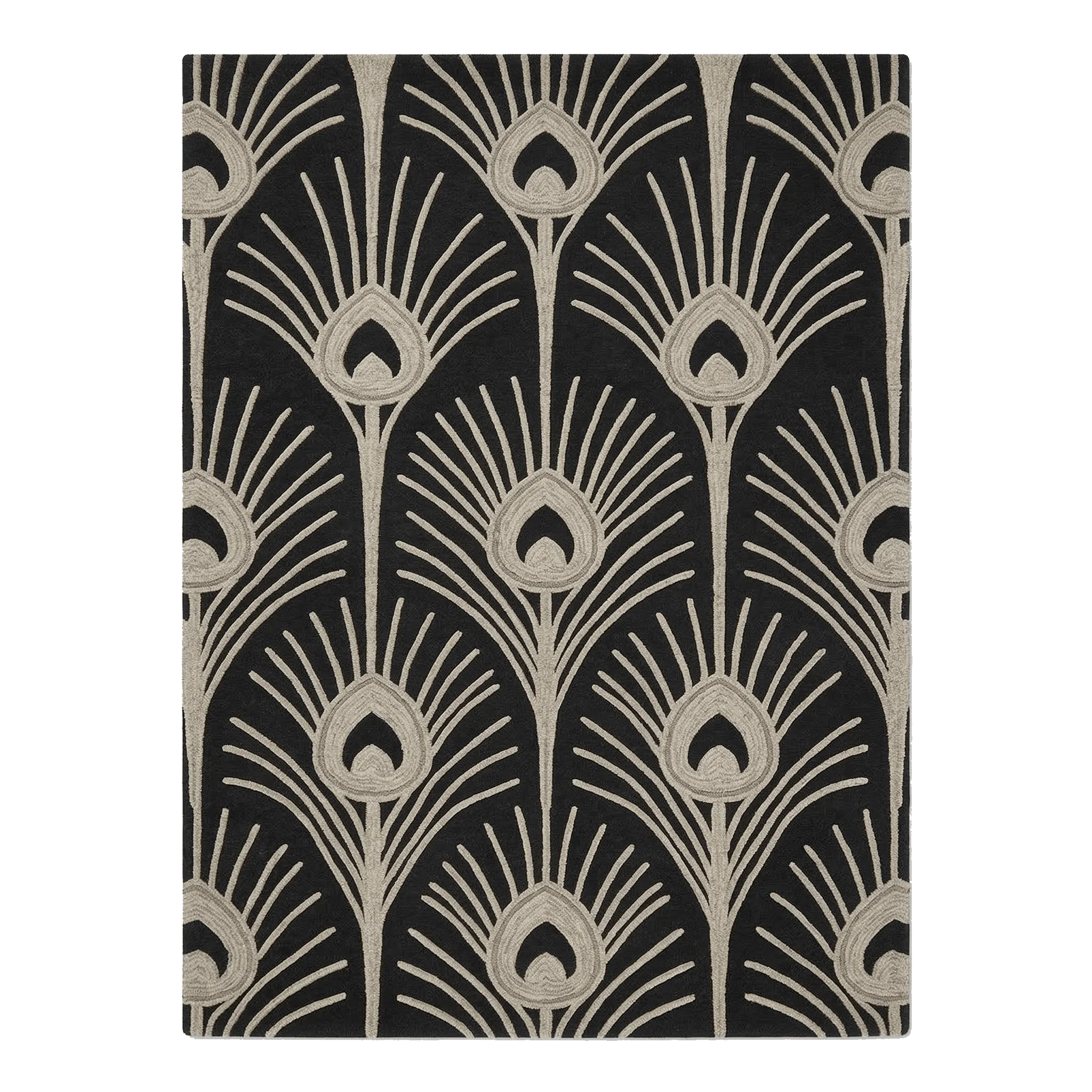 Carbon Quill Deco Hand Tufted Rug