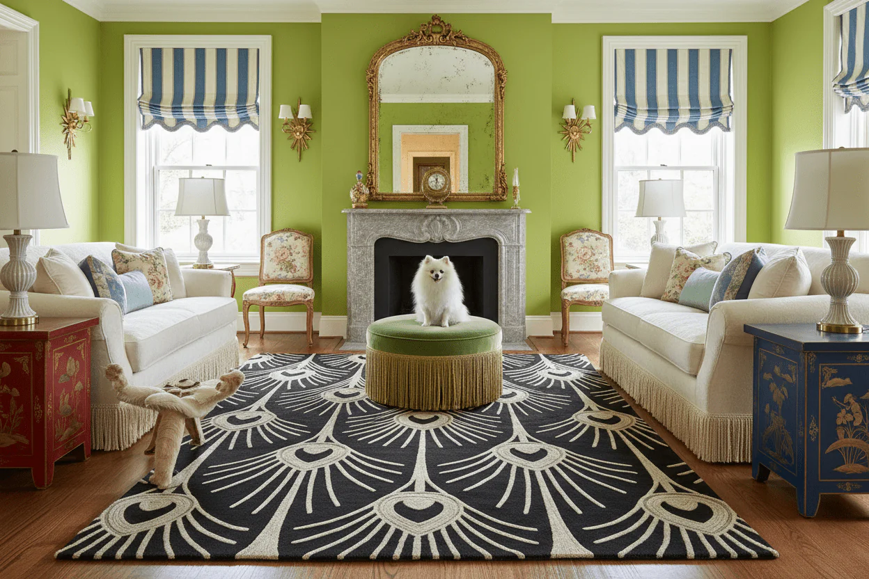 Carbon Quill Deco Hand Tufted Rug - Image 2