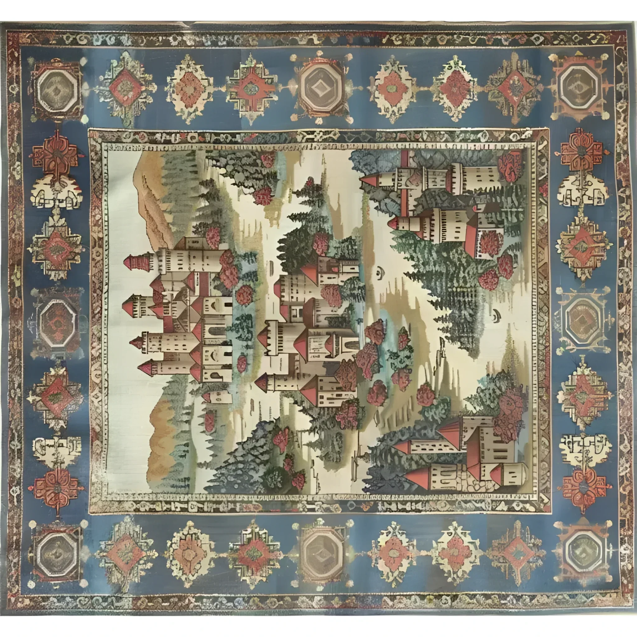 Castle Country Wool Hand Knotted Area Rug - Image 7