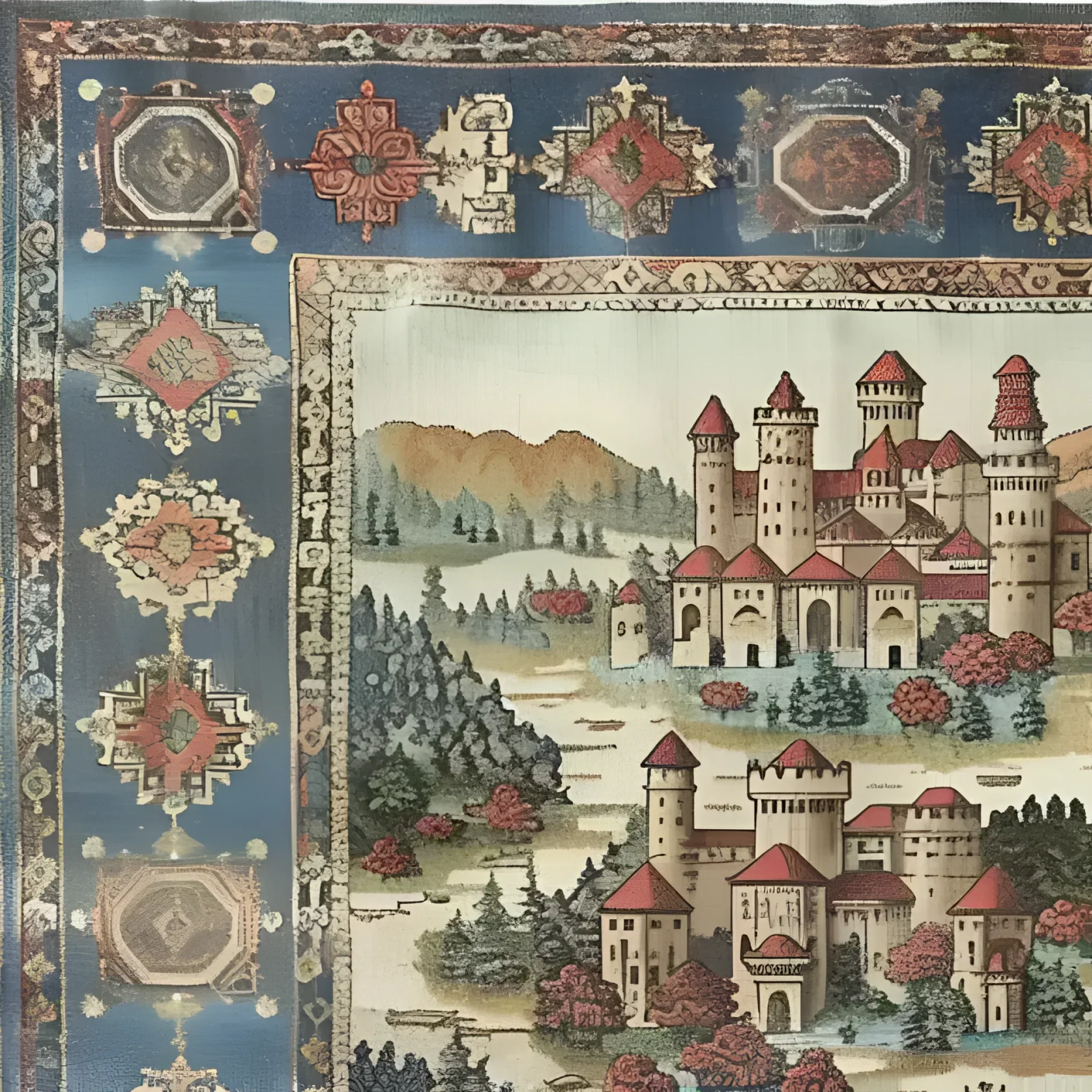 Castle Country Wool Hand Knotted Area Rug - Image 9