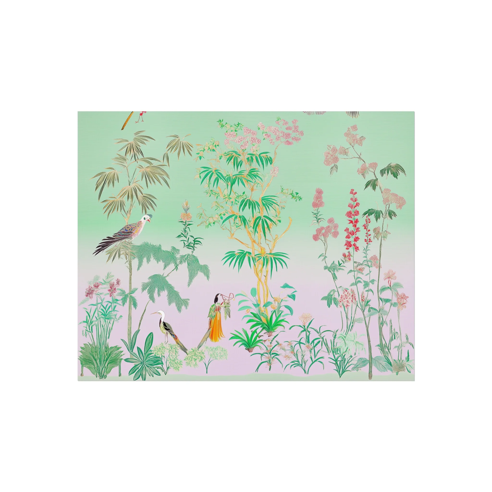 Celadon Orchid Serenade Fine Art Poster - Image 2