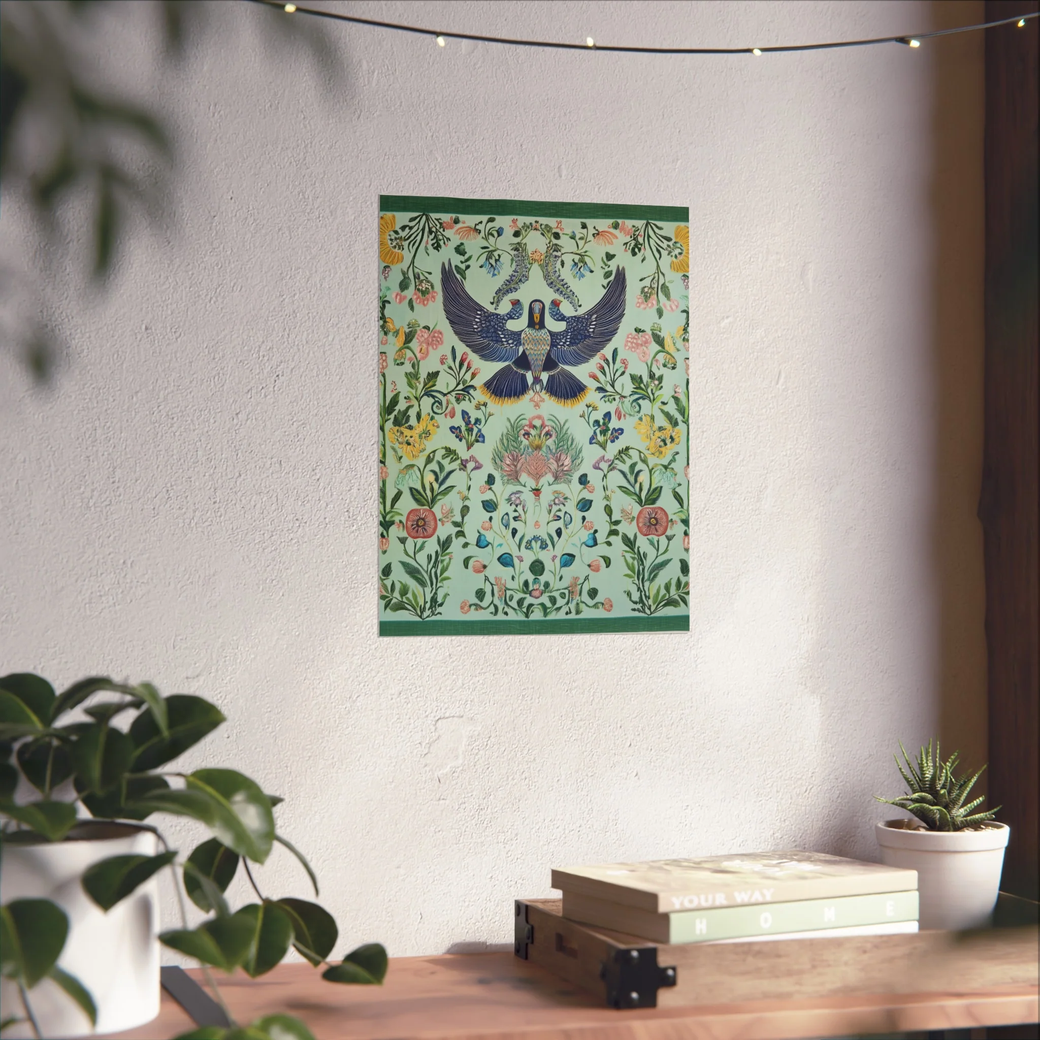 Celestial Aviary Botanical Fine Art Poster - Image 28