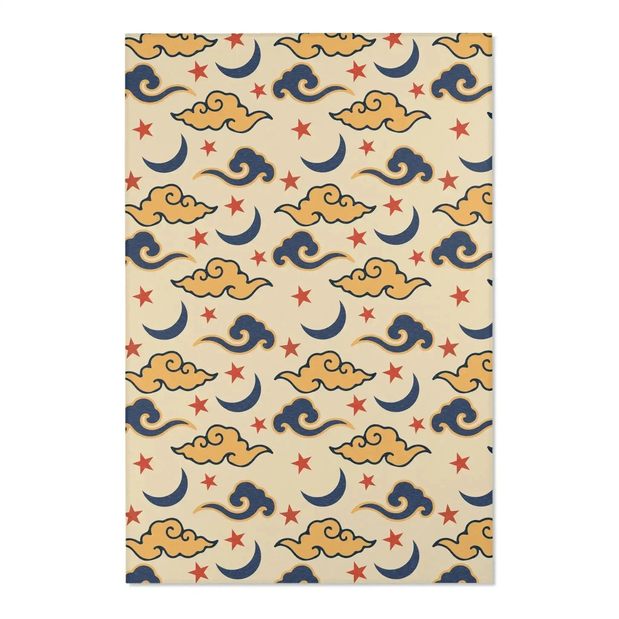 Celestial Clouds & Stars Accent Rug - Image 3