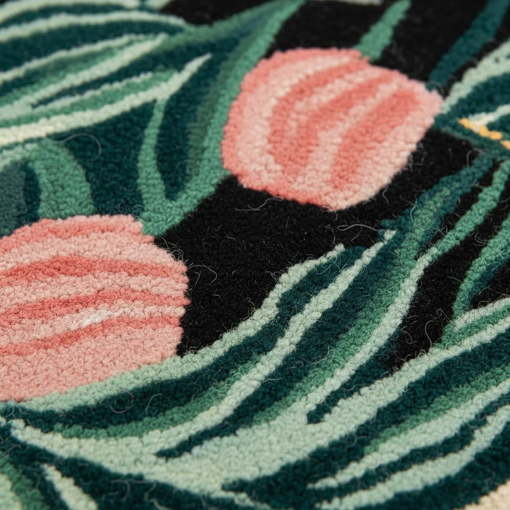 Celestial Phoenix Retreat Hand Tufted Wool Rug - Image 3