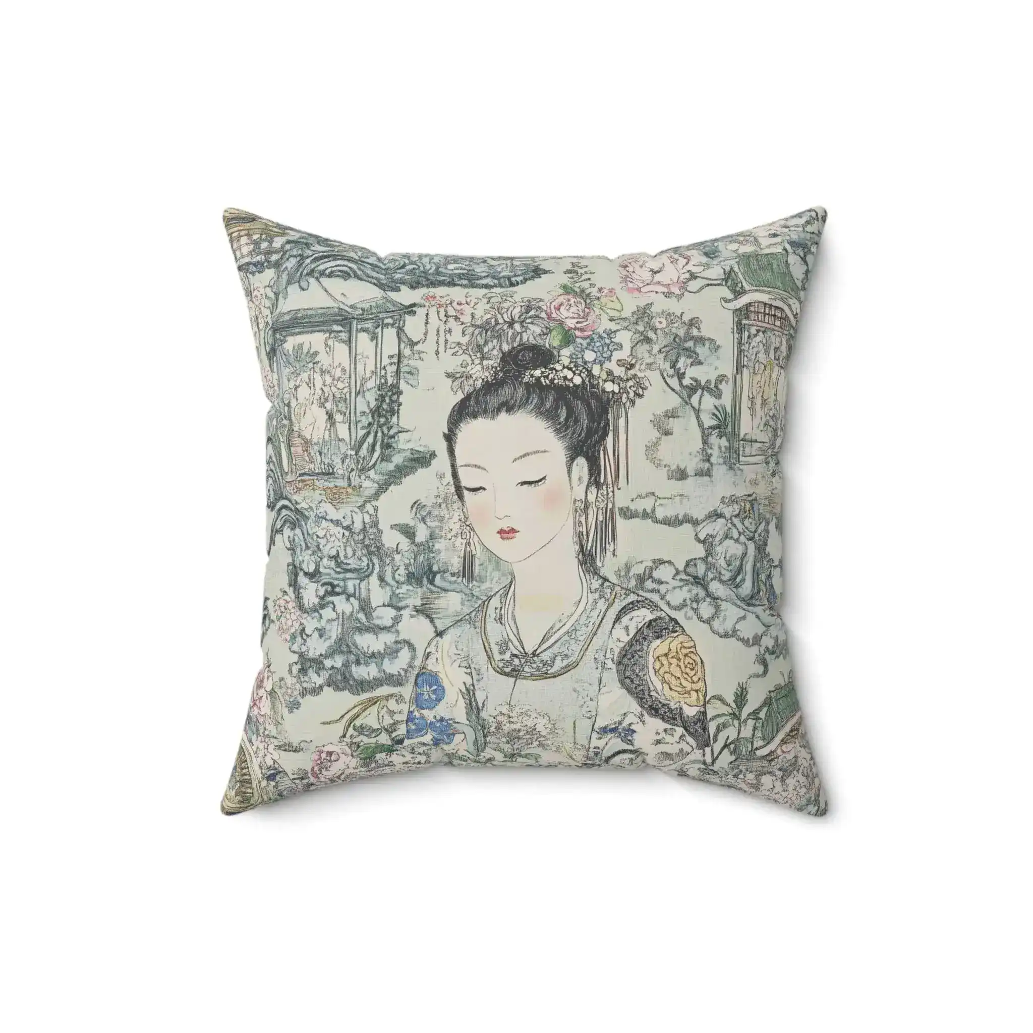 Celestial Serenity Throw Pillow - Image 3