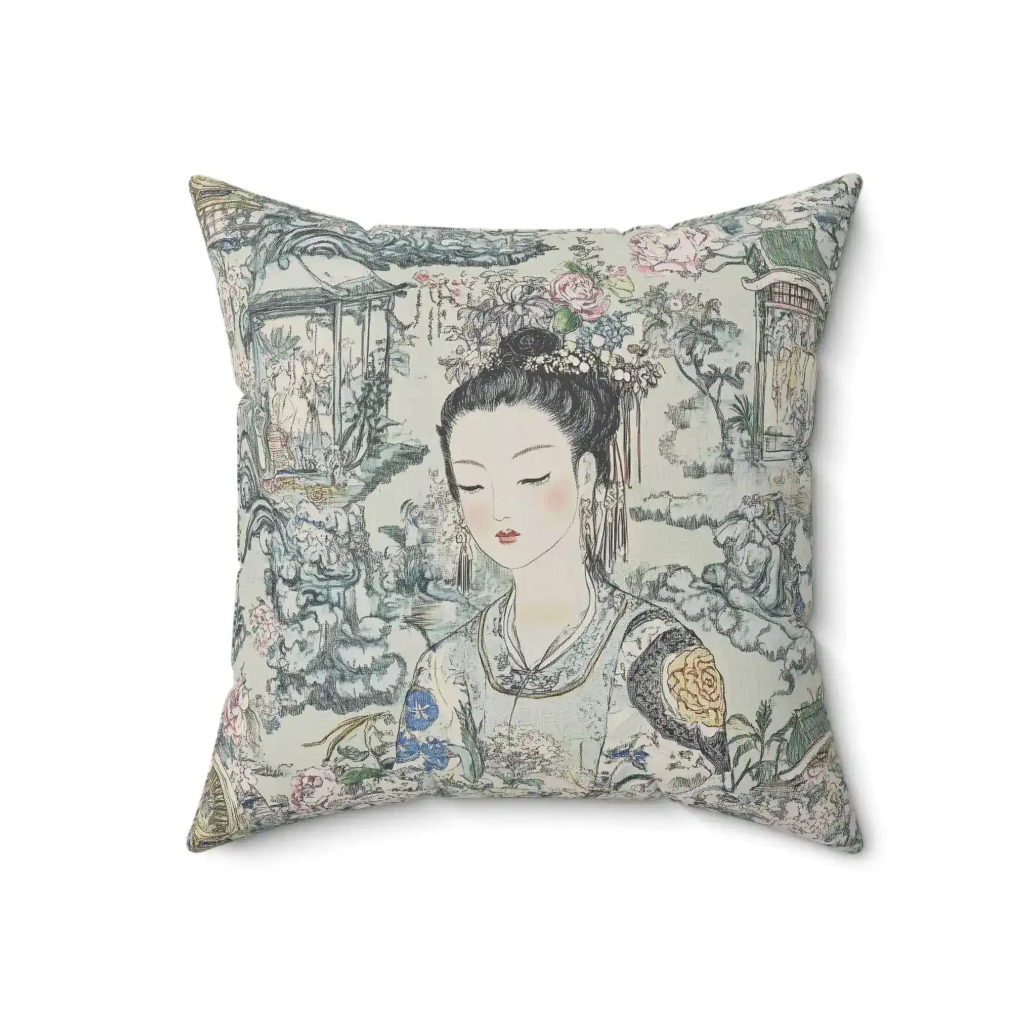 Celestial Serenity Throw Pillow - Image 4