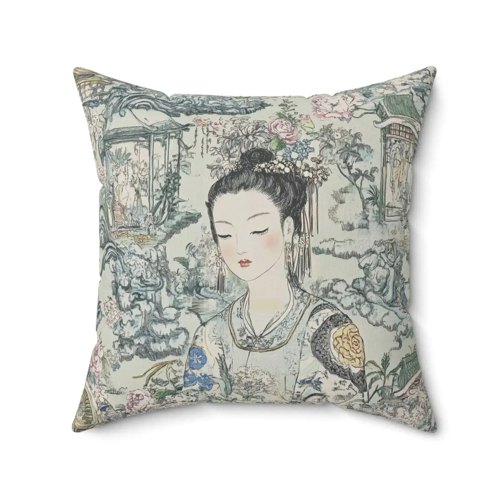 Celestial Serenity Throw Pillow - Image 5