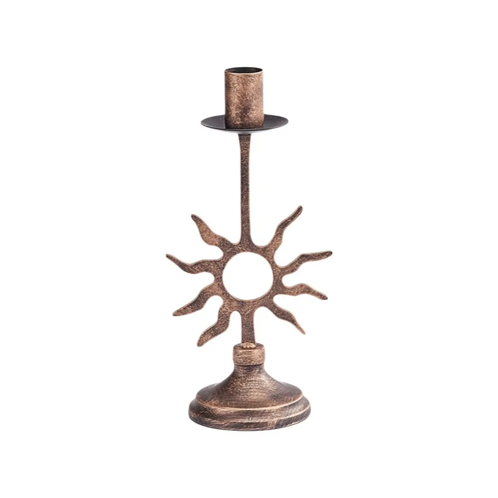 Celestial Sun, Moon & Star Iron Candle Holders - Image 13