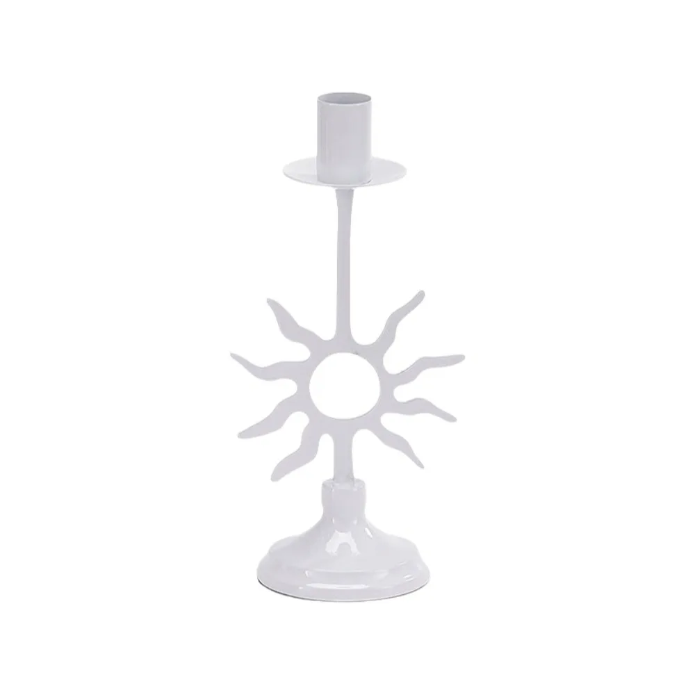 Celestial Sun, Moon & Star Iron Candle Holders - Image 9